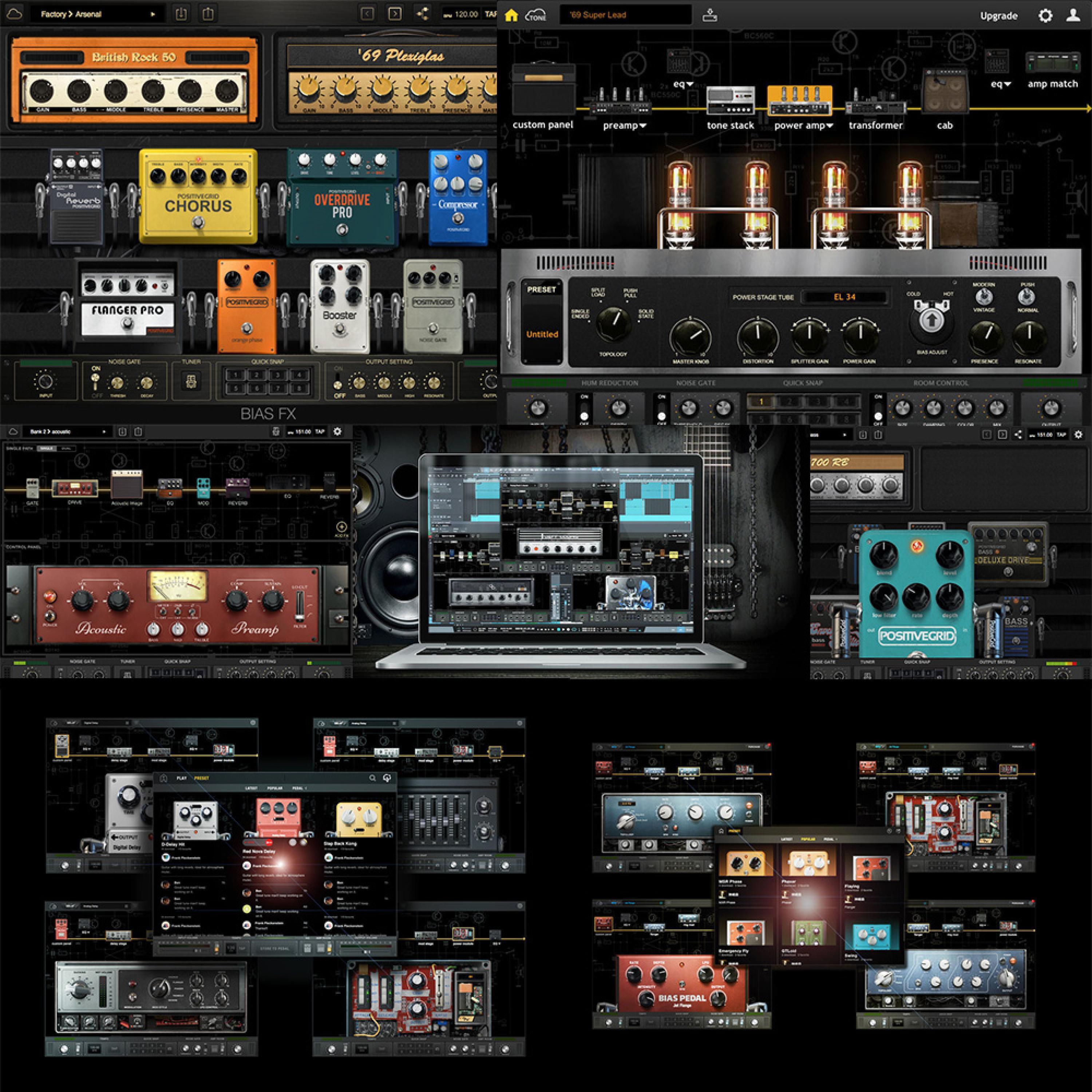 ギター bias modulation  Positive Grid Positive Grid BIAS Modulation Pro Pedal | Sweetwater