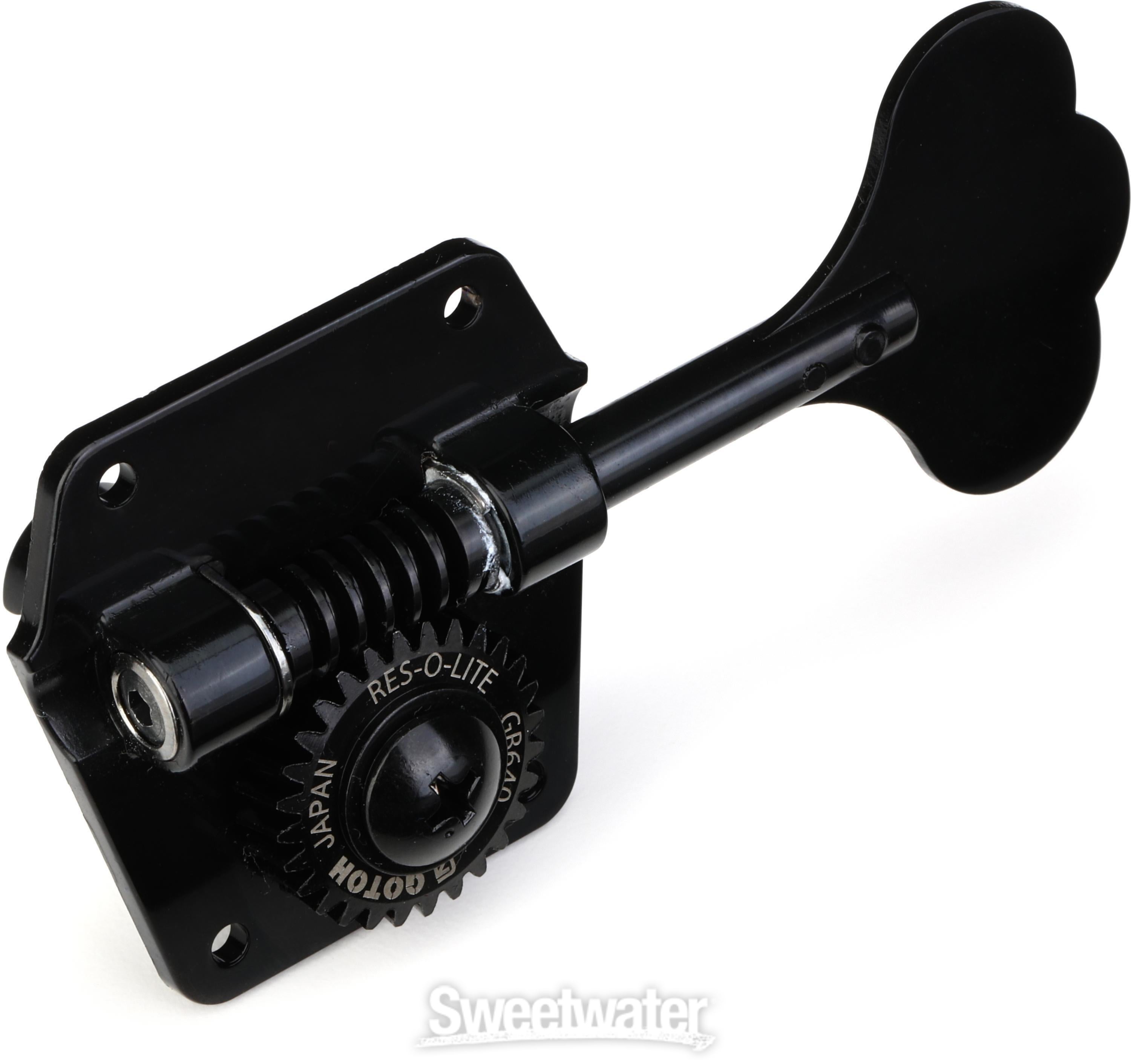 Gotoh GB640 Res-o-lite Bass Tuners - 4 In-line Right-handed