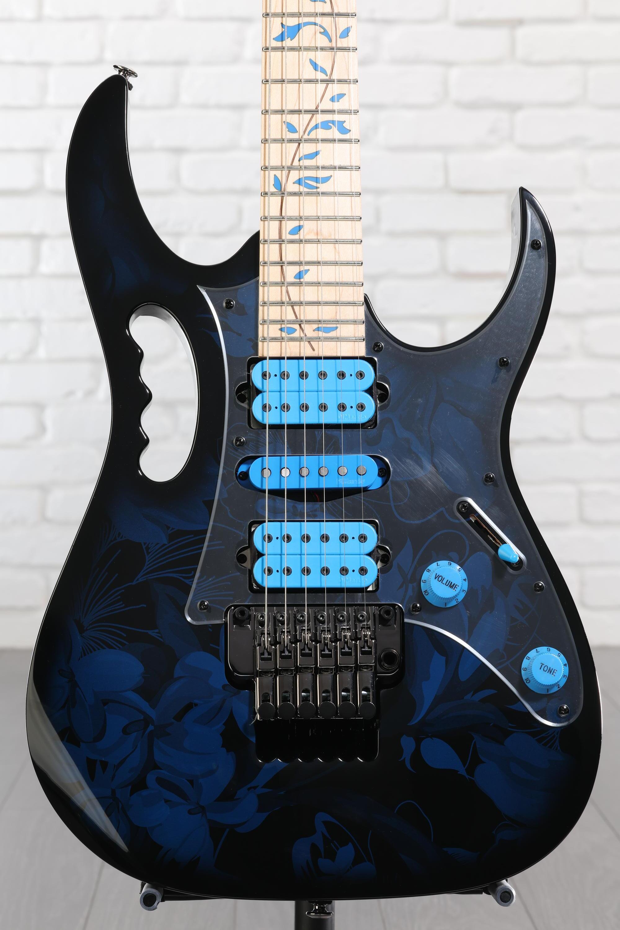 Ibanez Steve Vai Signature JEM77 - Blue Floral Pattern | Sweetwater