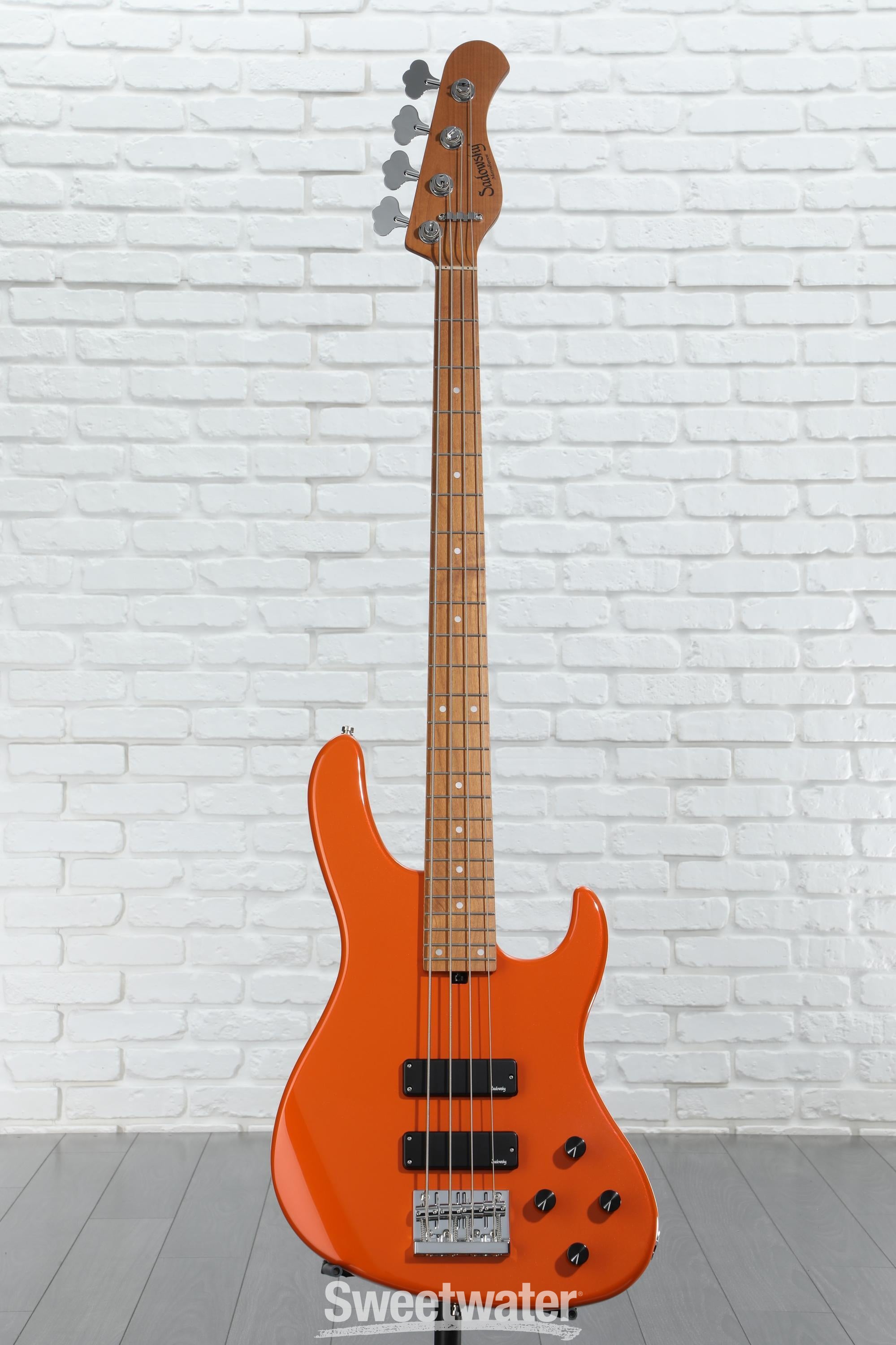 Sadowsky TYO エレキベース 5弦ベース キャンディアップルオレンジ Sadowsky MetroExpress Modern Bass Guitar - Candy Apple Orange