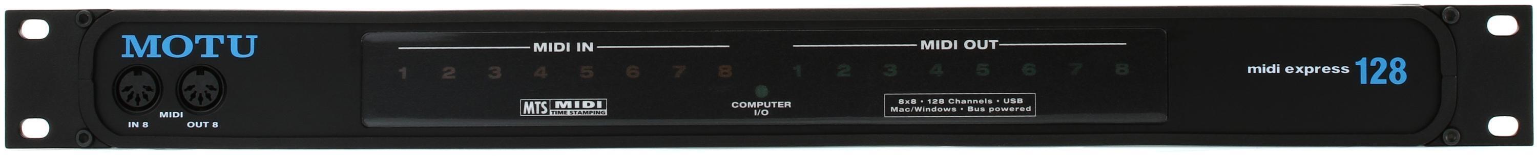 MOTU MIDI Express 128 8x8 USB MIDI Interface