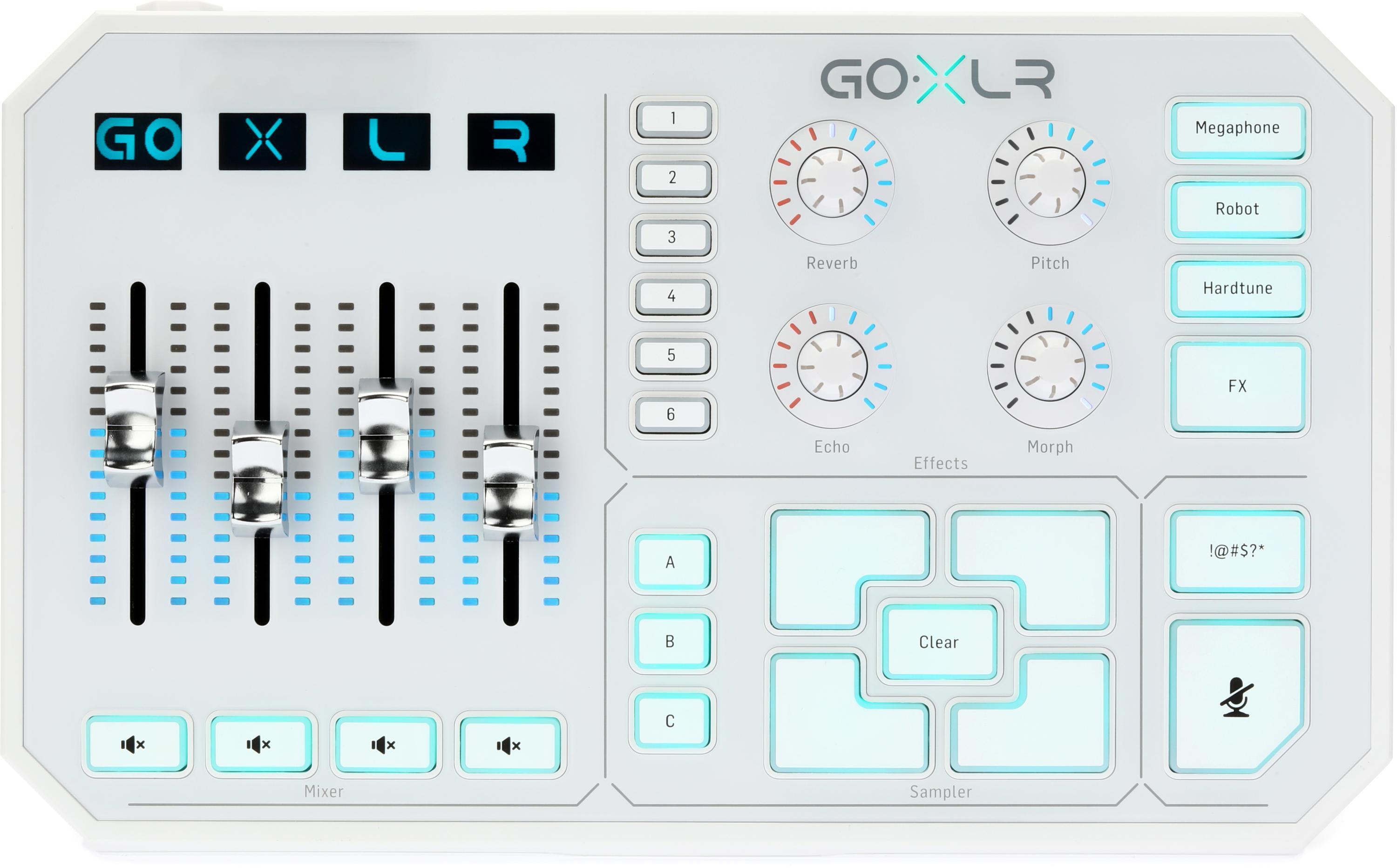 TC-Helicon GoXLR Revolutionary Online Broadcaster Platform with 4-Channel  Mixer, Motorized Faders, Sound Board and Vocal Effects, Officially  Supported on Windows : Everything Else 