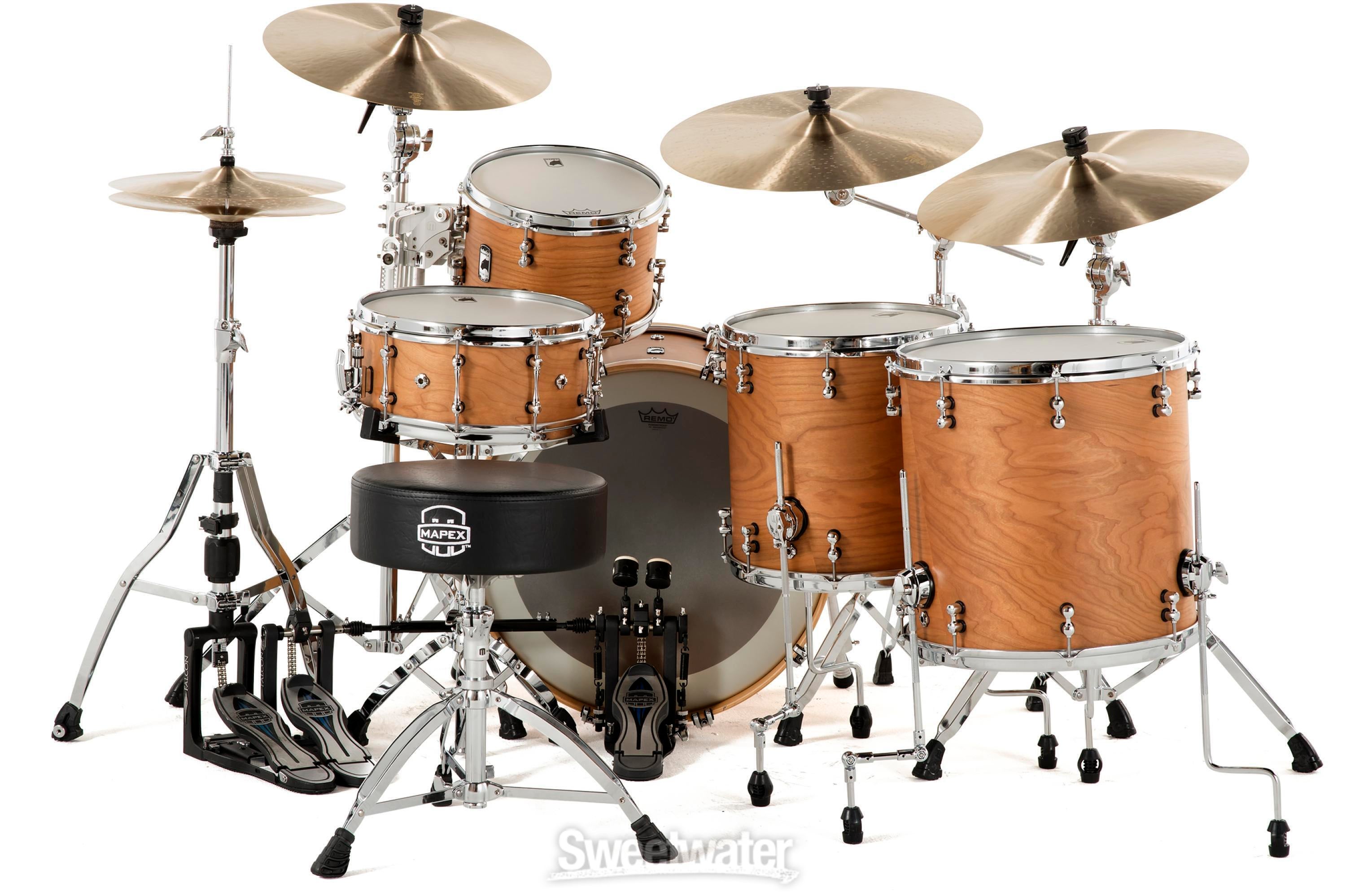 Mapex Cherry Bomb 4-piece Shell Pack - Natural Satin | Sweetwater