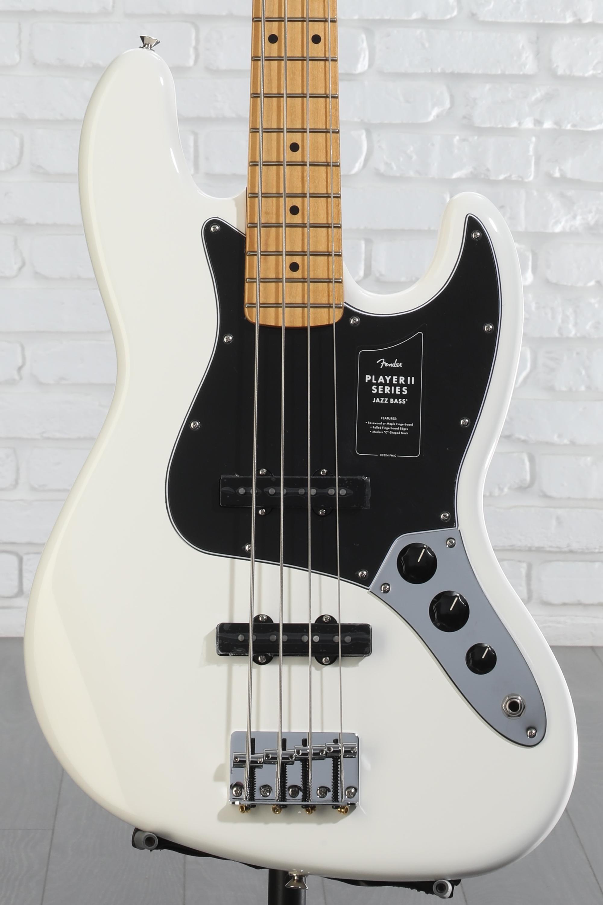 【値下げ交渉◎】Fender Jazz Bass Player ホワイト Fender Player Jazz Bass Maple Fingerboard Polar White