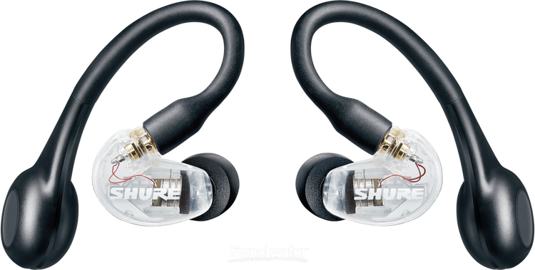 Shure AONIC 215 True Wireless Earphones with Bluetooth - Clear | Sweetwater Shure AONIC 215 True Wireless Earphones with Bluetooth - Clear | Sweetwater