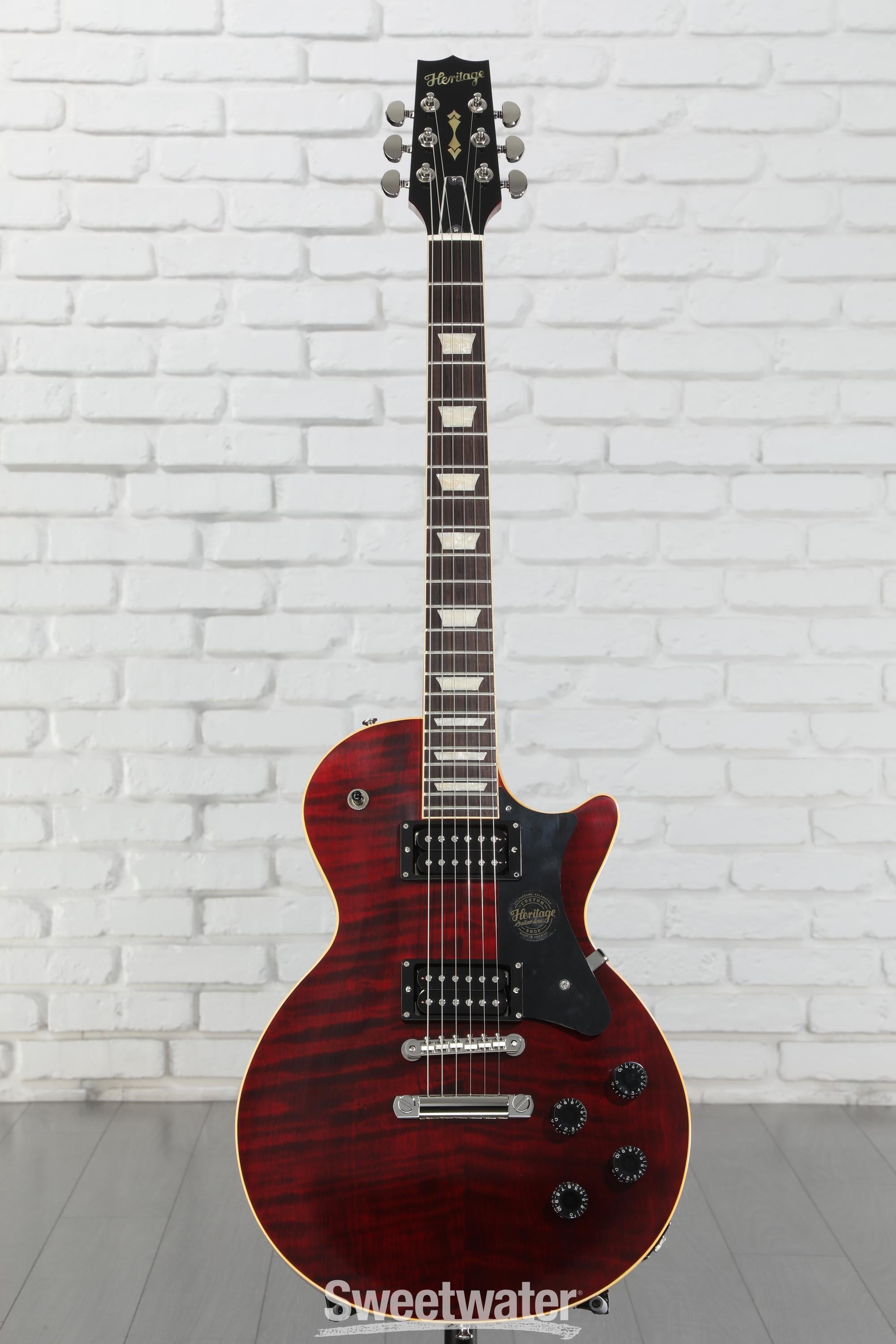 Heritage Custom Core H-150 Electric Guitar - Wine Red, Sweetwater