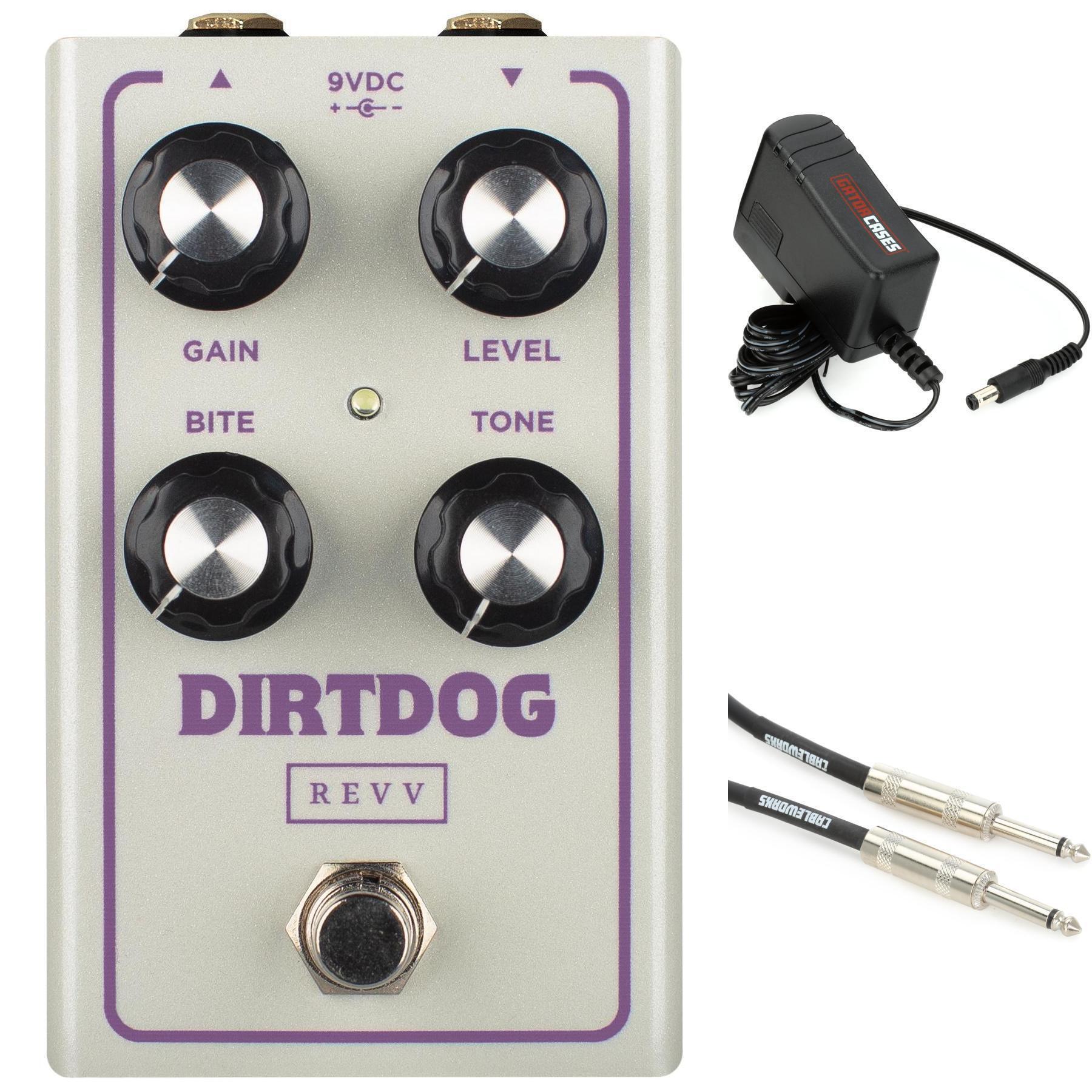 Revv Dirt Dog Joey Landreth Signature Overdrive Pedal with Power