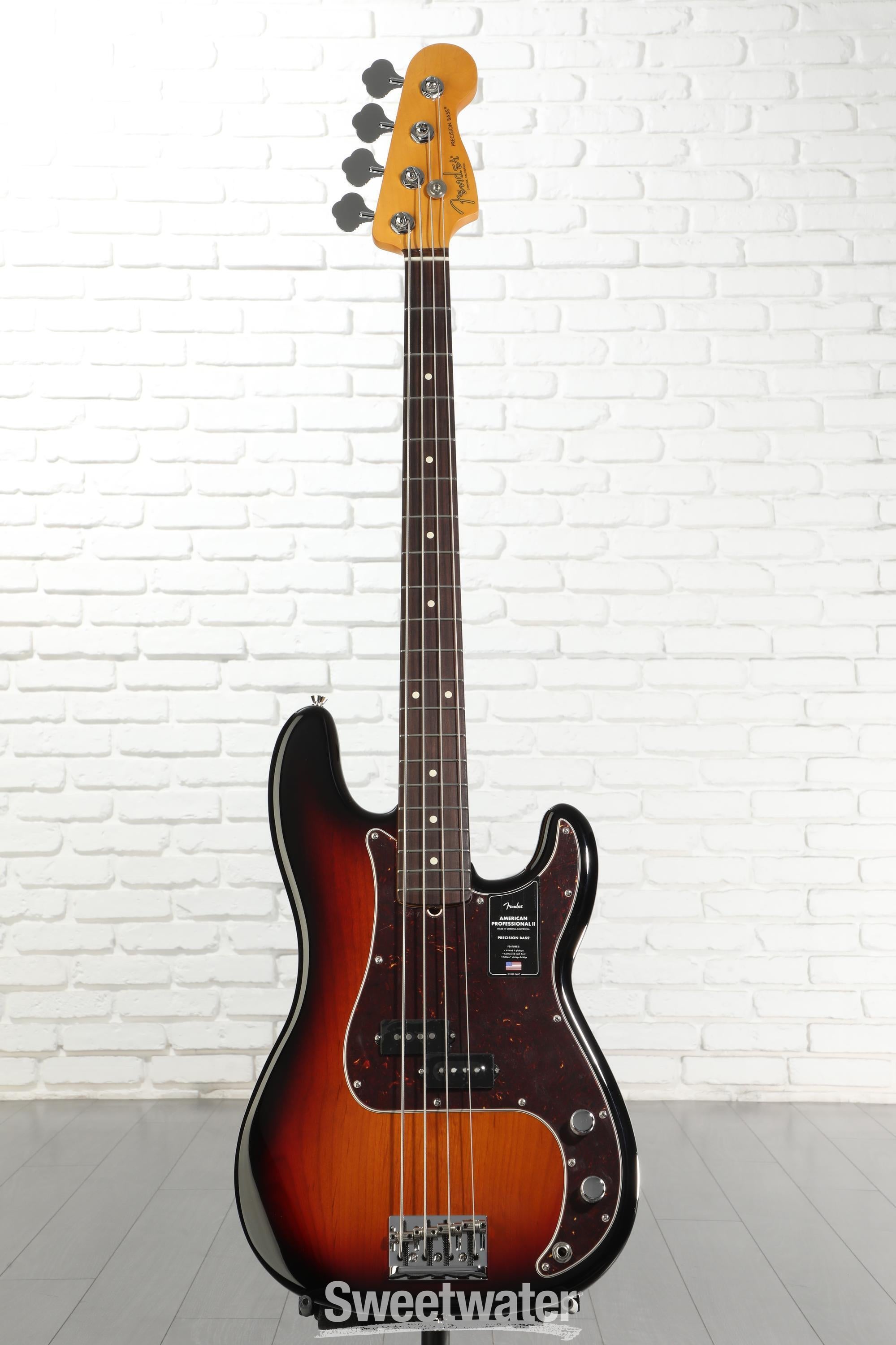 Fender American Professional II Precision Bass Guitar - 3-color