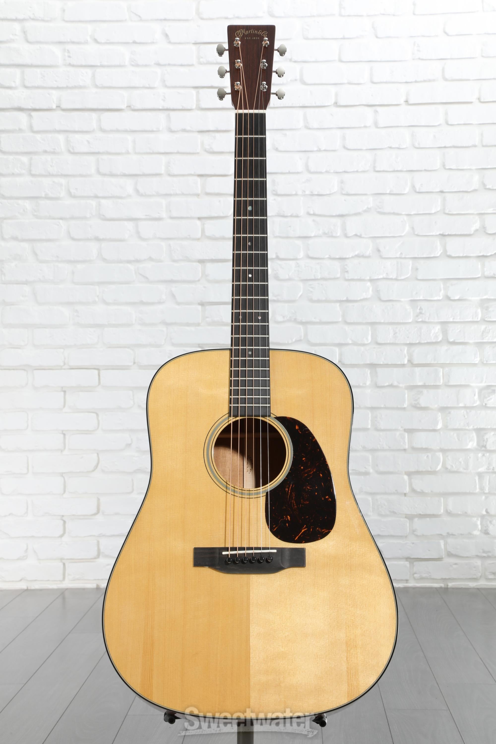 Martin D-18 Standard Series Acoustic Guitar - Natural with Aging