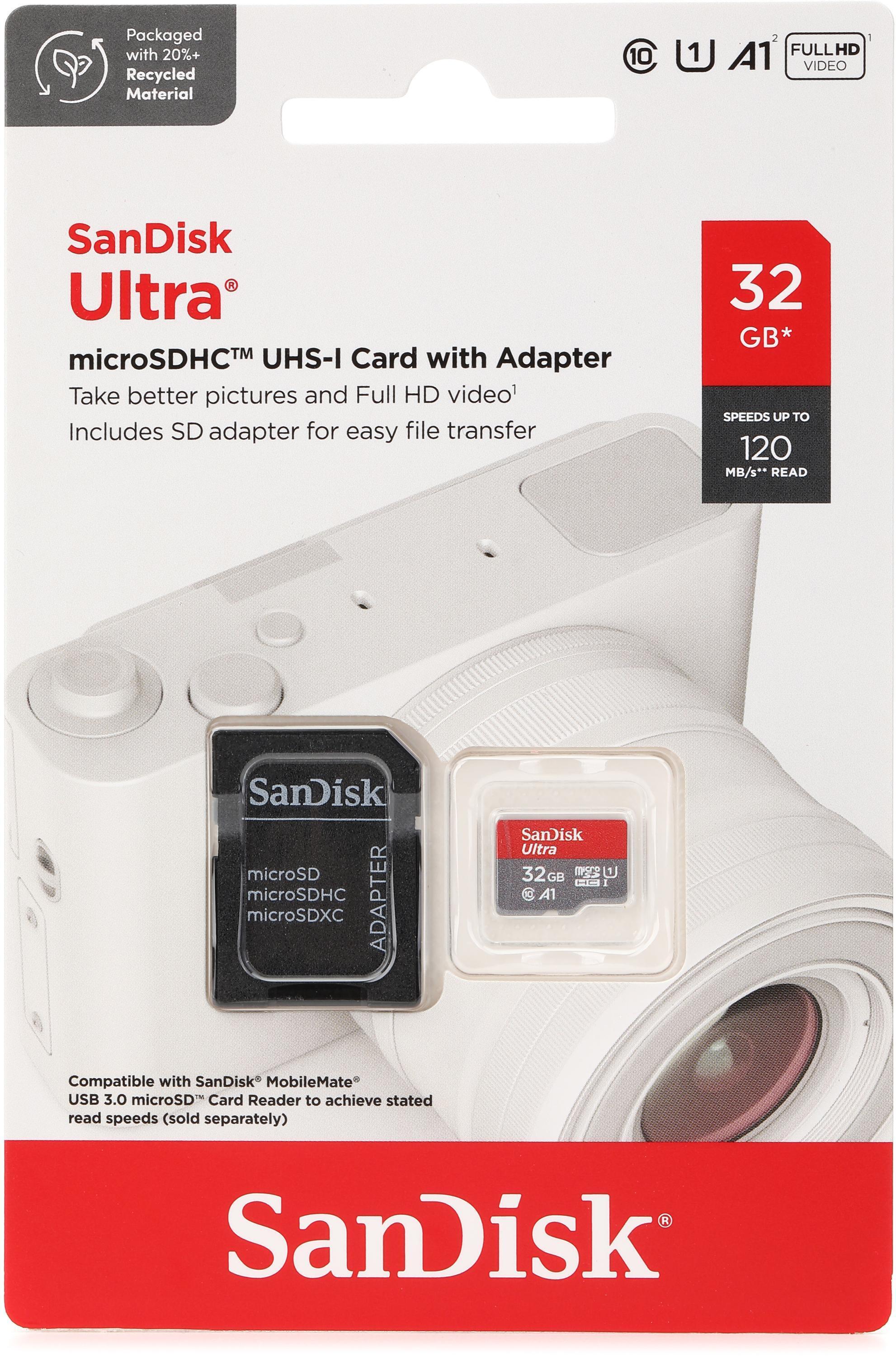 Photo of SanDisk Ultra microSDHC Card - 32GB, Class 10, UHS-I