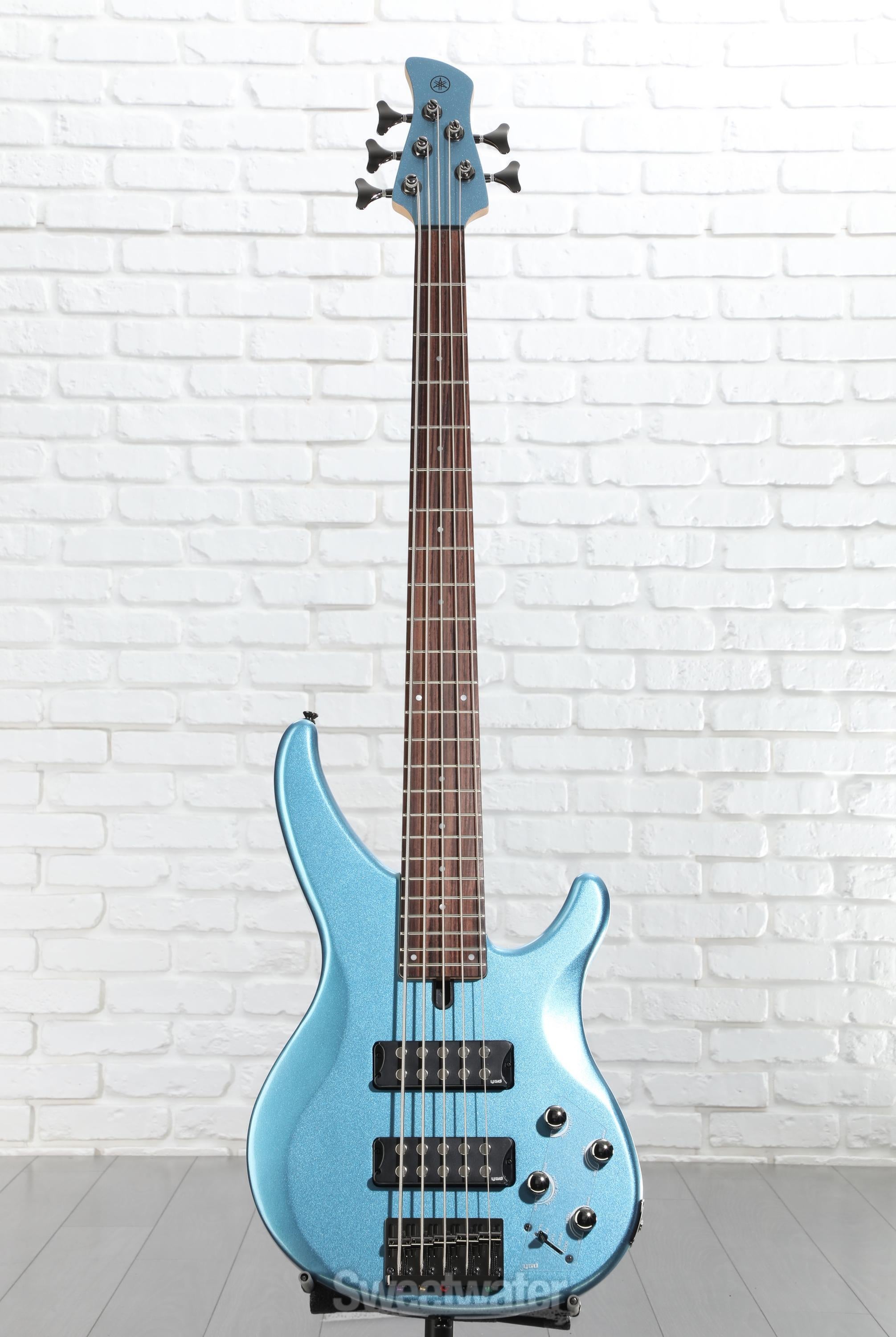 Yamaha TRBX305 5-string Bass Guitar - Factory Blue | Sweetwater
