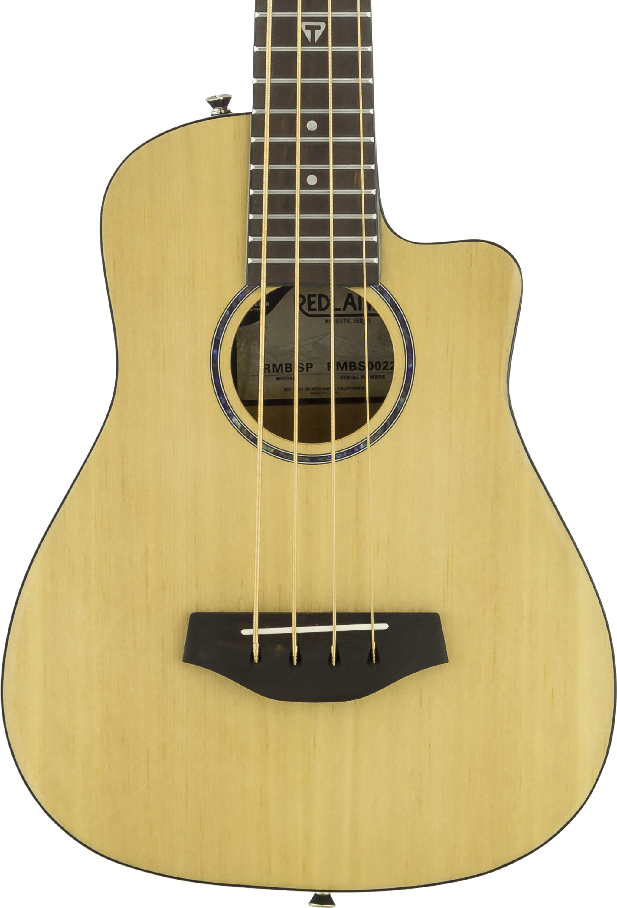 Traveler Guitar Redlands Mini Spruce Acoustic Bass - Natural