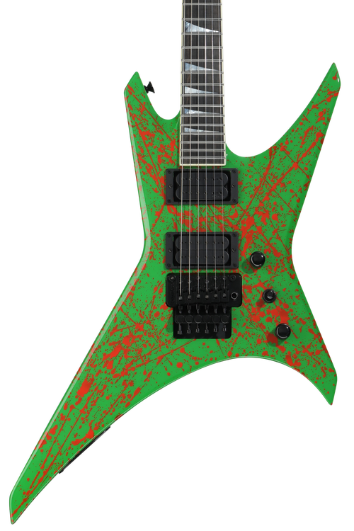 Jackson USA Custom Shop Warrior Electric Guitar - Slime Time