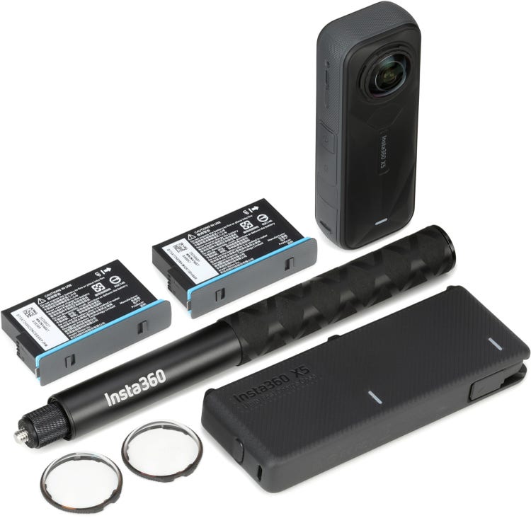 Insta360 X5 8K Pocket Action Video Camera Essentials Bundle