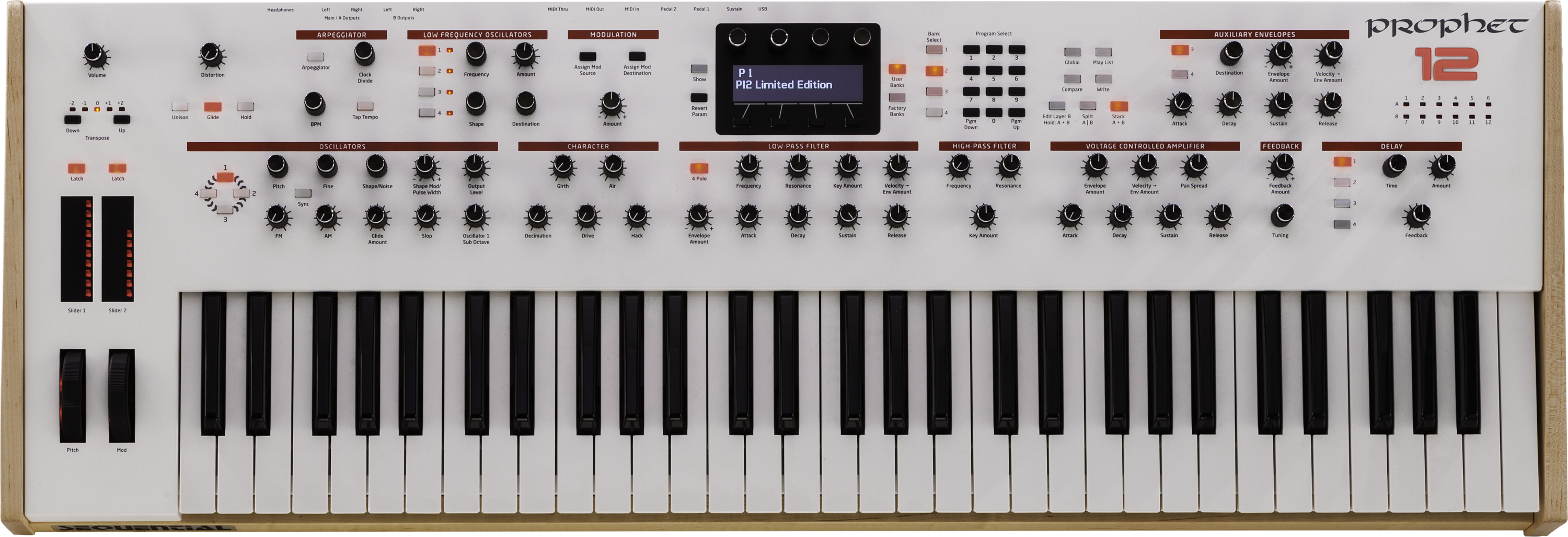 Sequential Prophet 12 61-key Synthesizer Limited Edition White