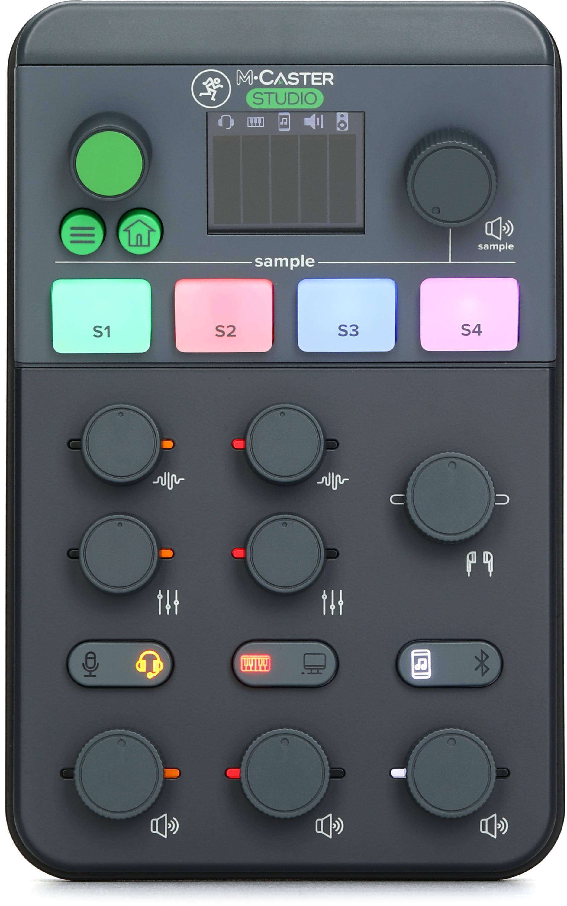 Mackie M-Caster Studio Live Streaming Mixer - Black | Sweetwater