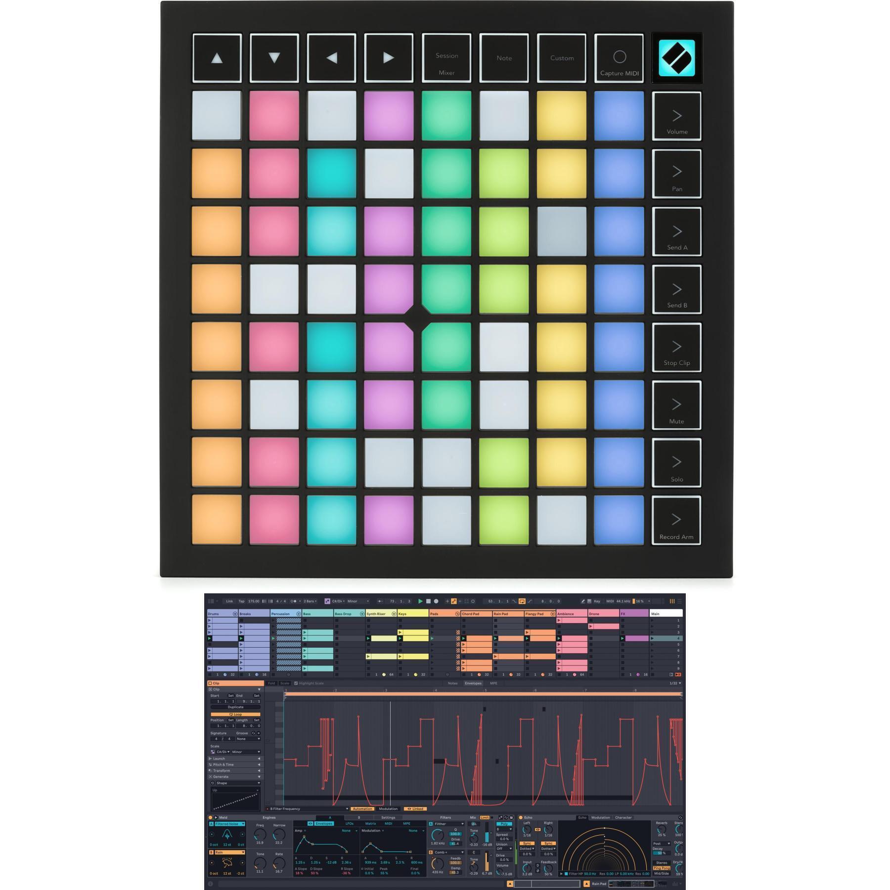 Novation Launchpad X Grid Controller with Ableton Live 12 Standard |  Sweetwater