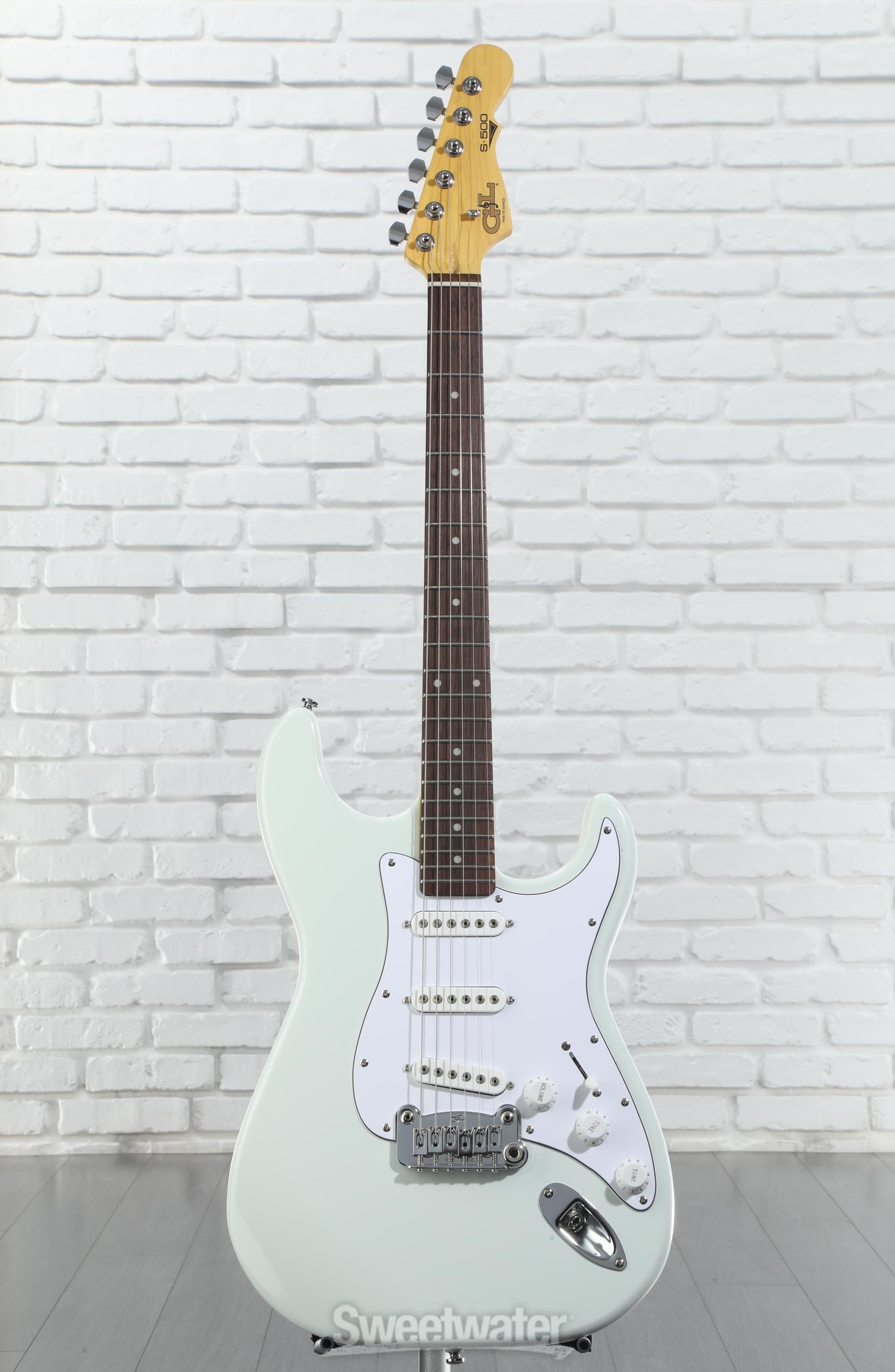 G&L Tribute S-500 Electric Guitar - Sonic Blue | Sweetwater G&L Tribute S-500 Electric Guitar - Sonic Blue | Sweetwater