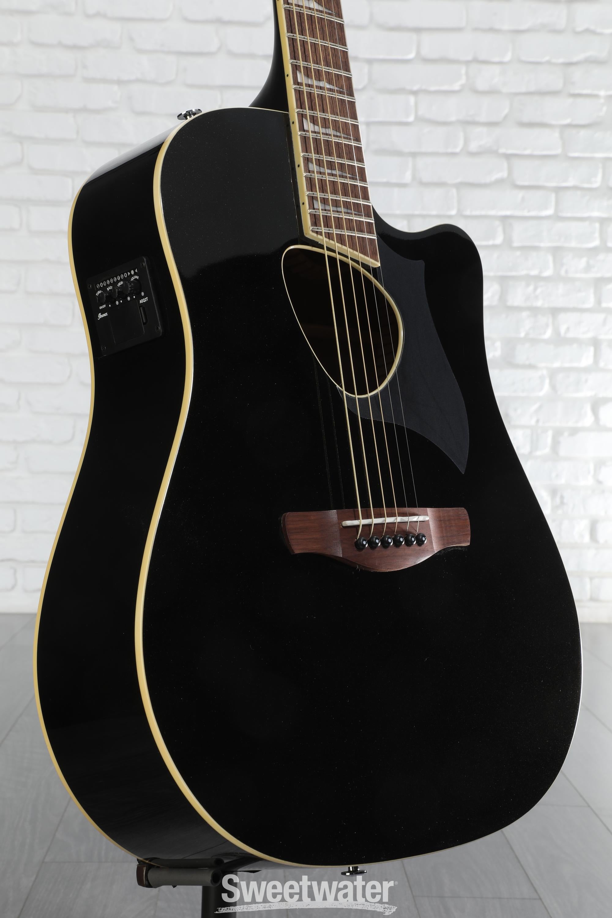 Ibanez Altstar ALT30 Acoustic-Electric Guitar - Black