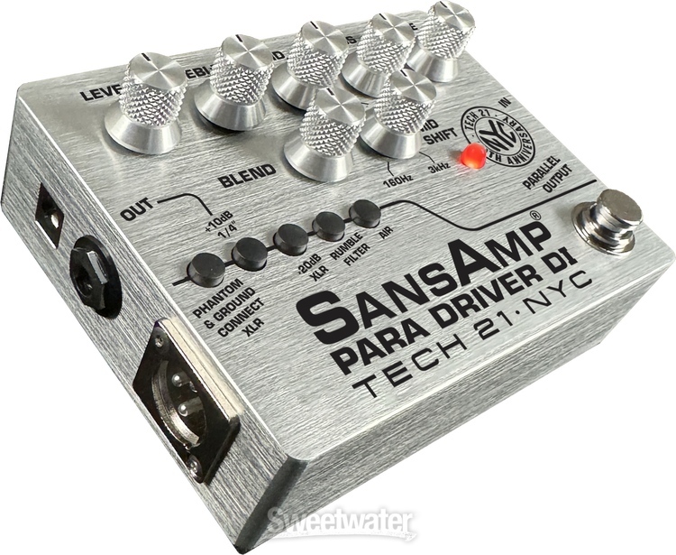 Tech 21 SansAmp Para Driver V2 DI Pedal - 20th Anniversary