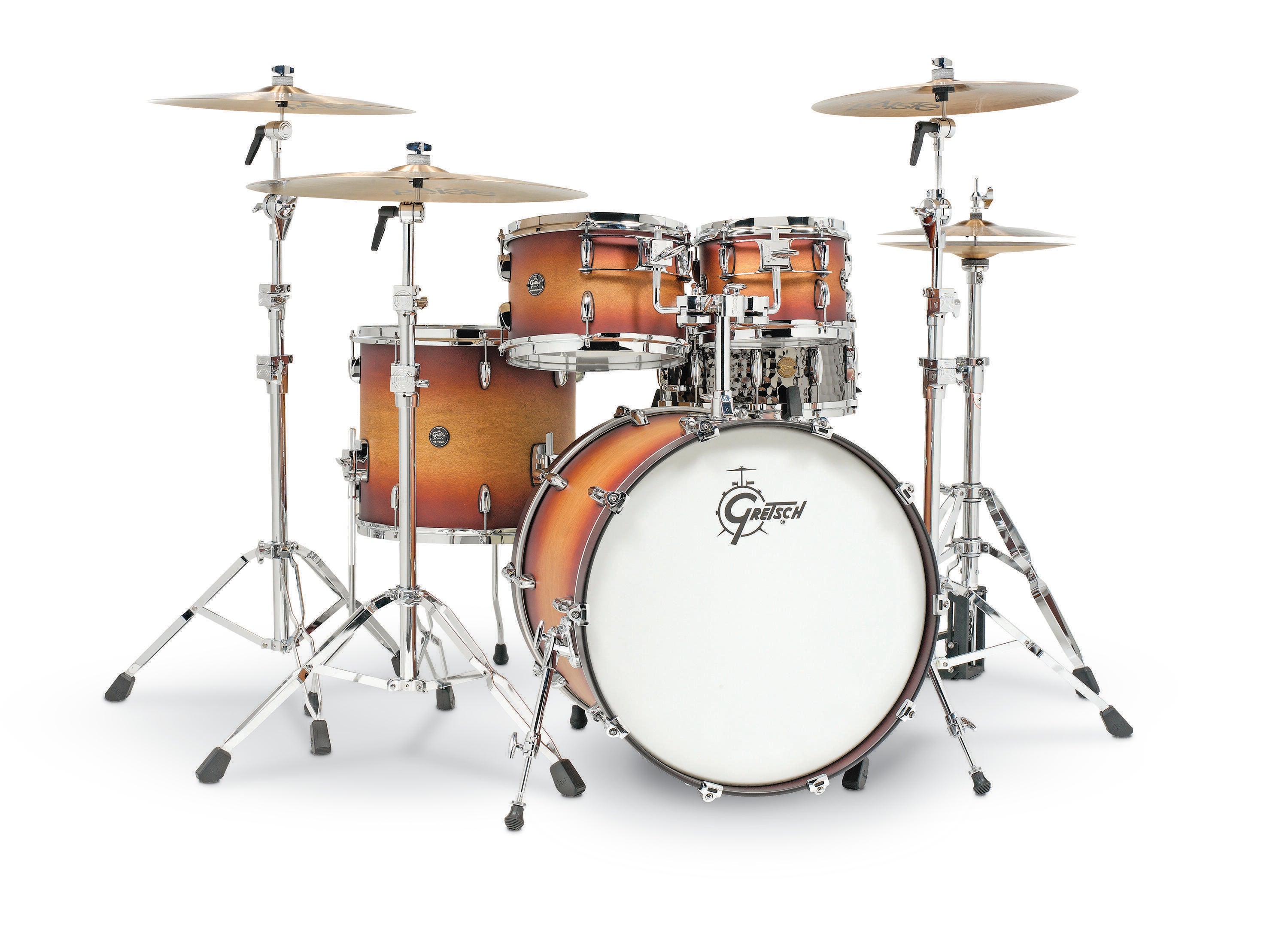 Gretsch Drums Renown RN2-E8246 4-piece Shell Pack - Satin Tobacco
