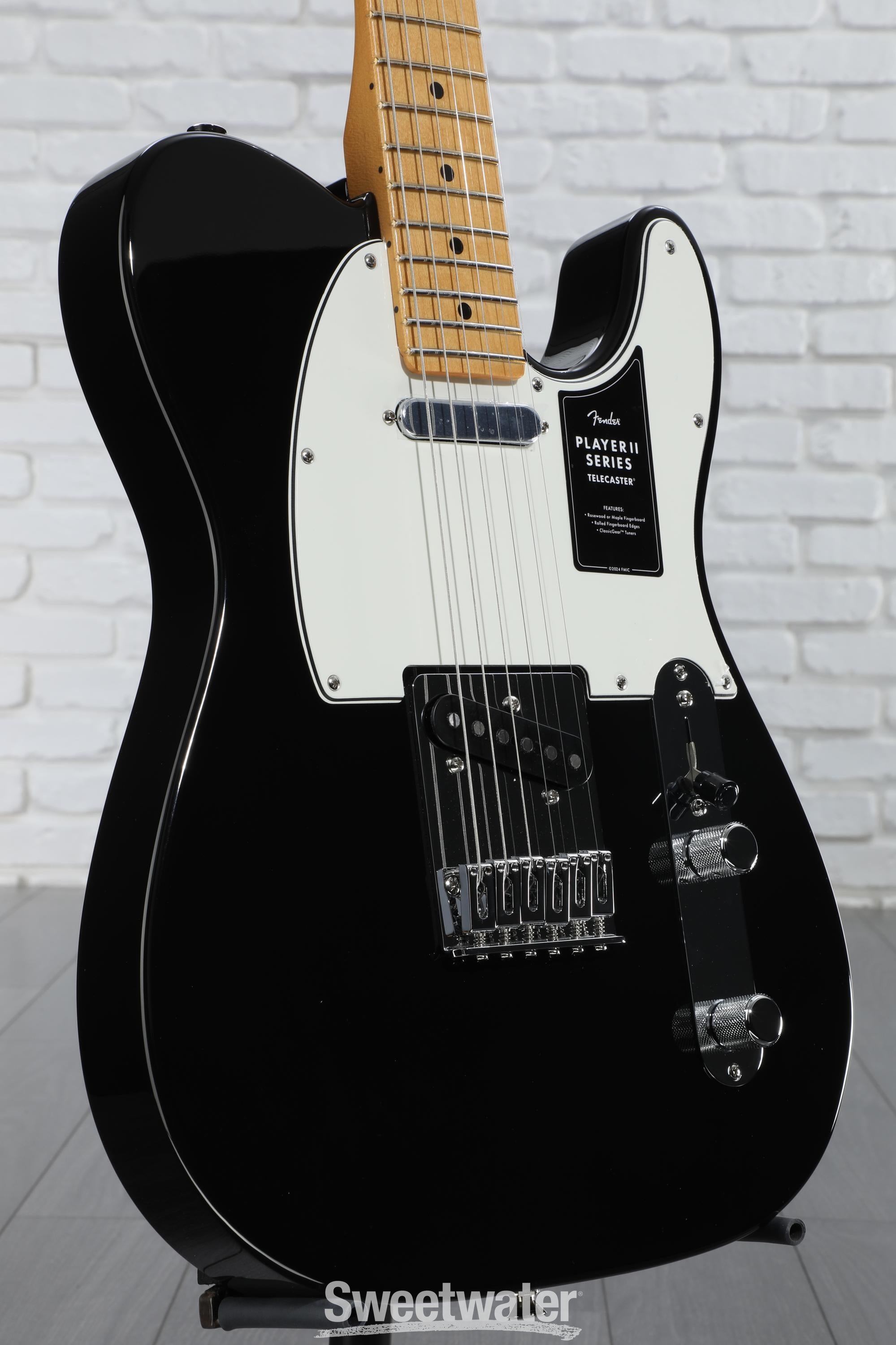 Fender Player II Telecaster Electric Guitar - Black with