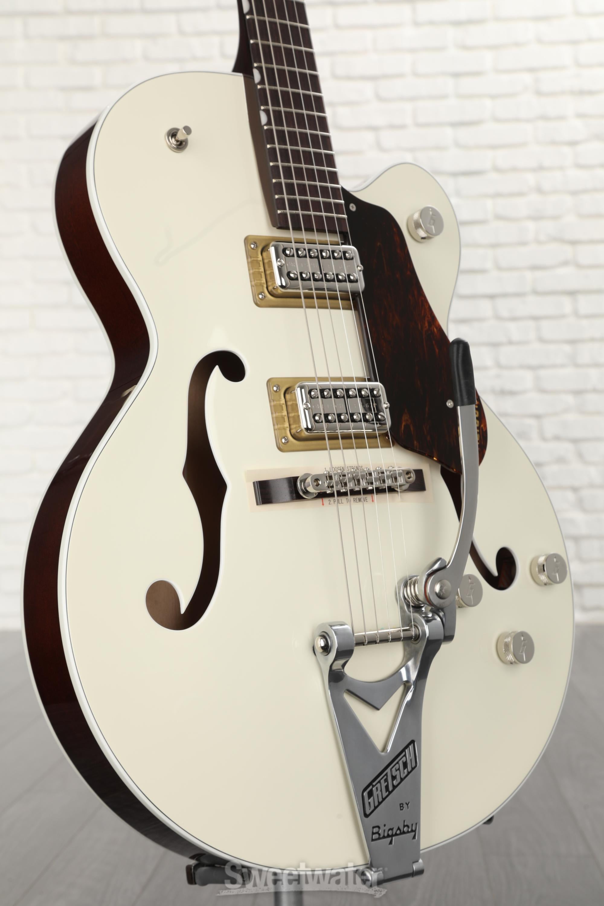 Gretsch G6118T Players Edition Anniversary - 2-Tone Lotus Ivory