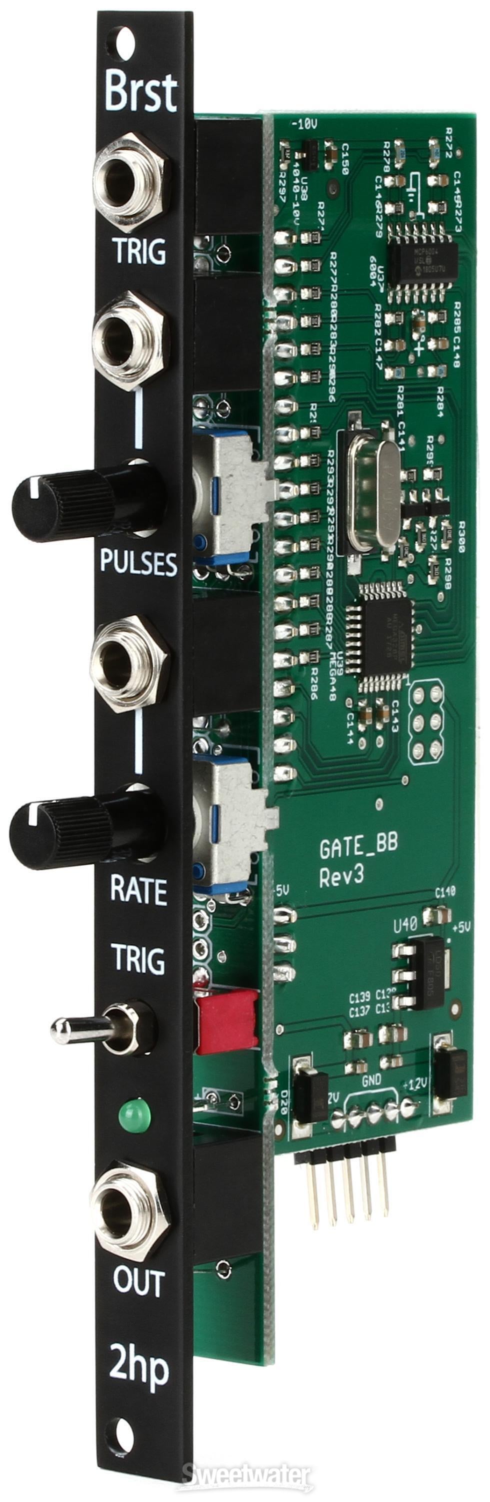【2hp】 Brst 2HP Brst Eurorack Burst Module - Black | Sweetwater