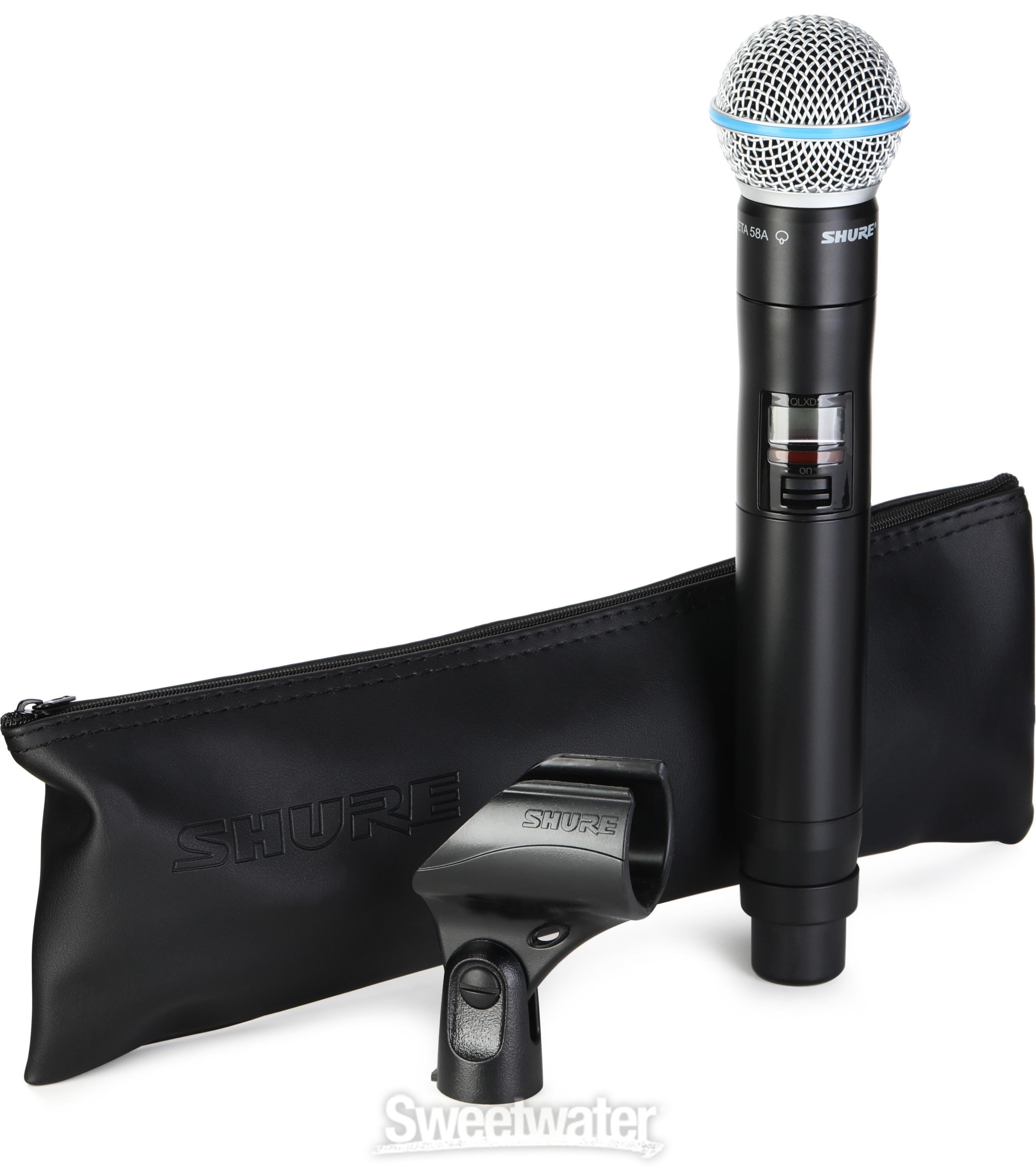 sure line α Shure QLXD2/BETA58A Wireless Handheld Microphone Transmitter - V50