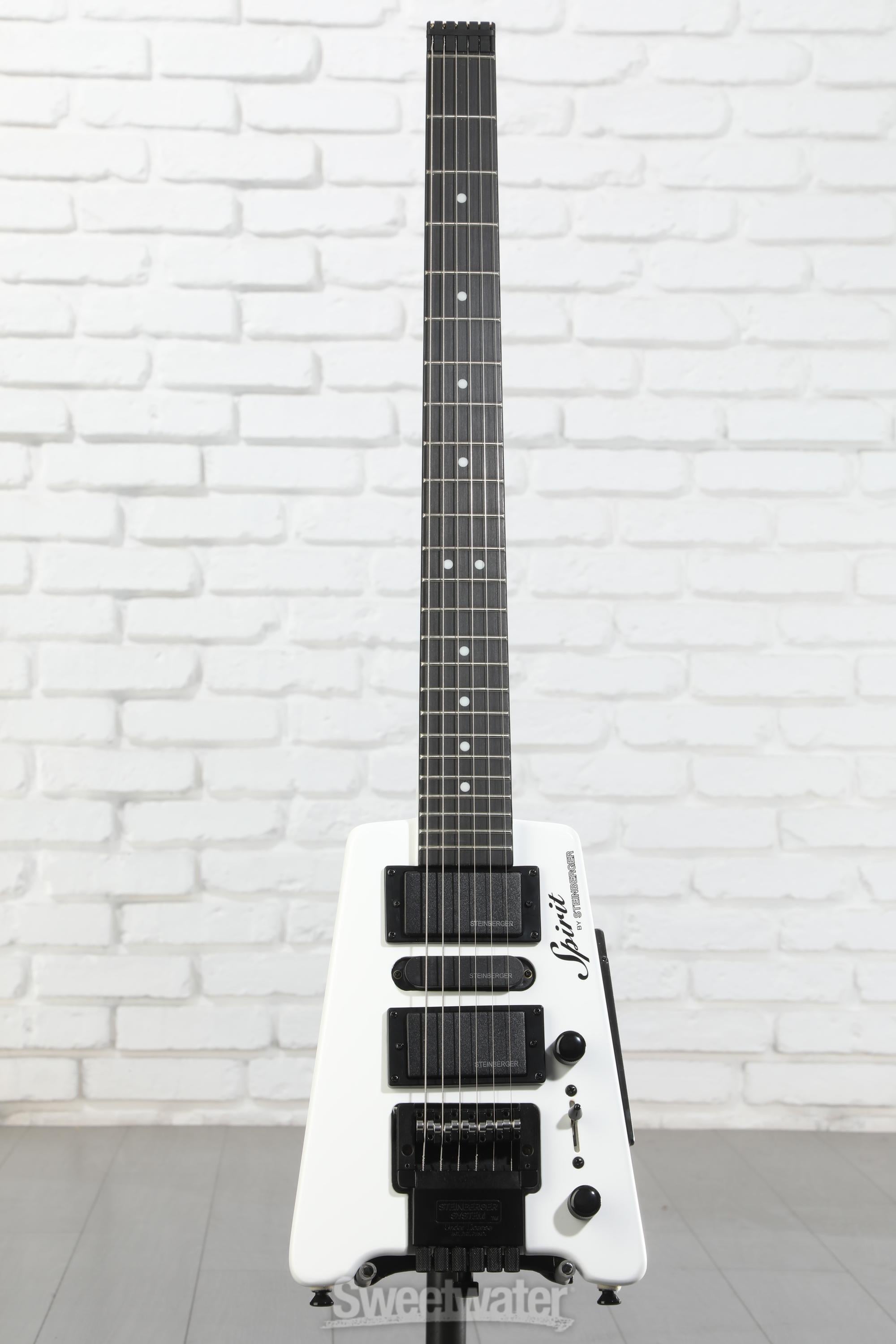 ギター STEINBERGER Spirit GT-Pro Deluxe White Steinberger Spirit GT-PRO Deluxe Electric Guitar - White | Sweetwater