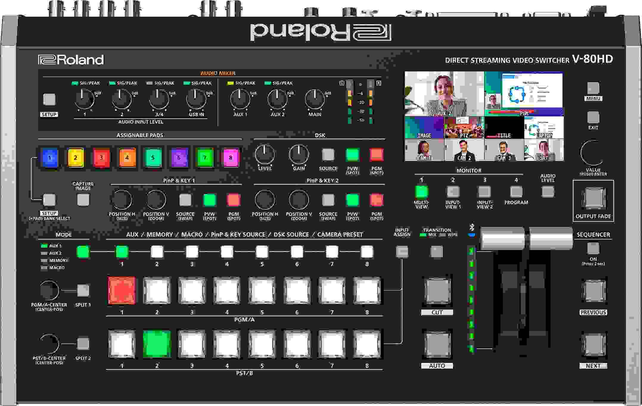 Roland V-80HD 8-channel HD Video Switcher