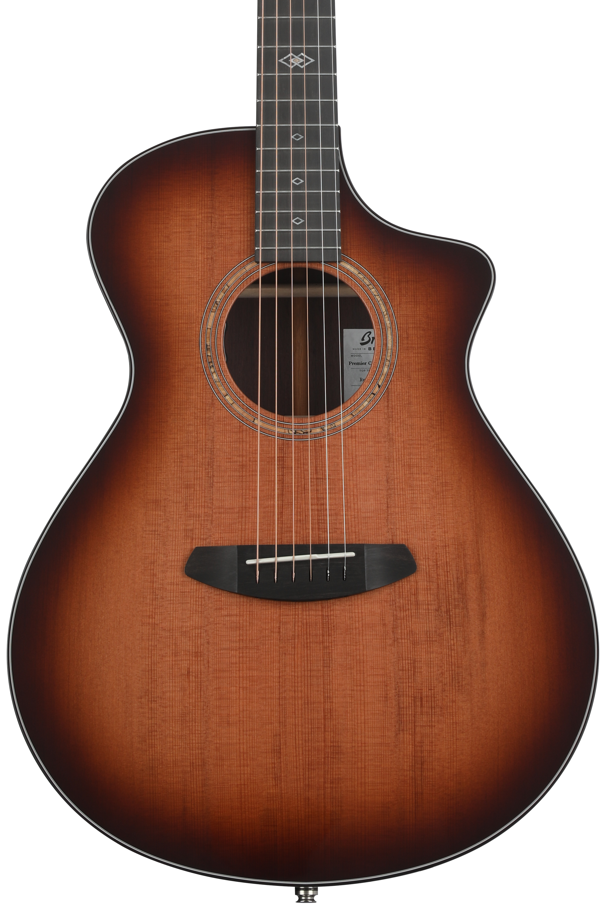 Breedlove Premier Concert Thinline CE Acoustic-electric Guitar - Edgeburst