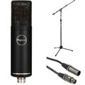 Photo of Mojave Audio MA-50 Large-diaphragm Condenser Microphone Bundle with Stand and Cable - Black