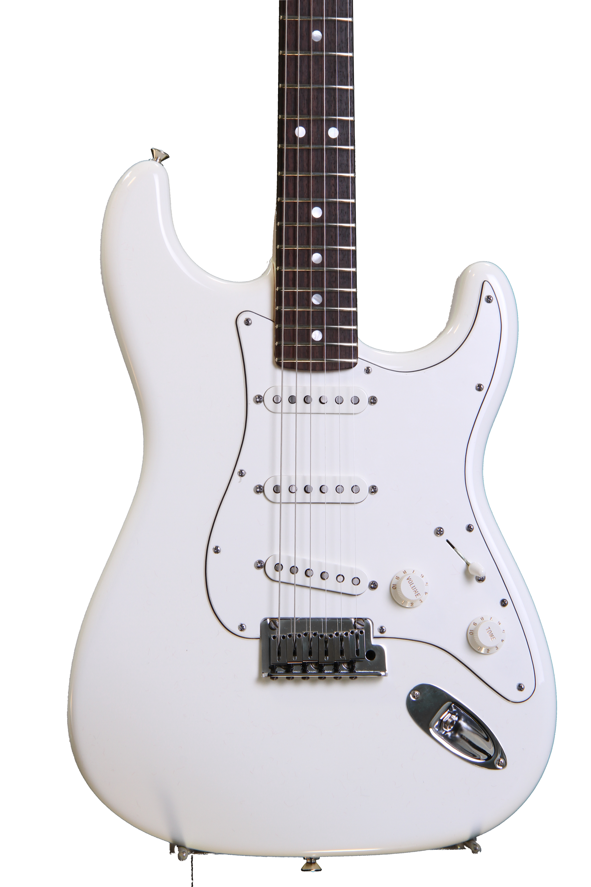 【美品】Fenderplayer Stratocaster White Fender Player Stratocaster - Polar White with Pau Ferro