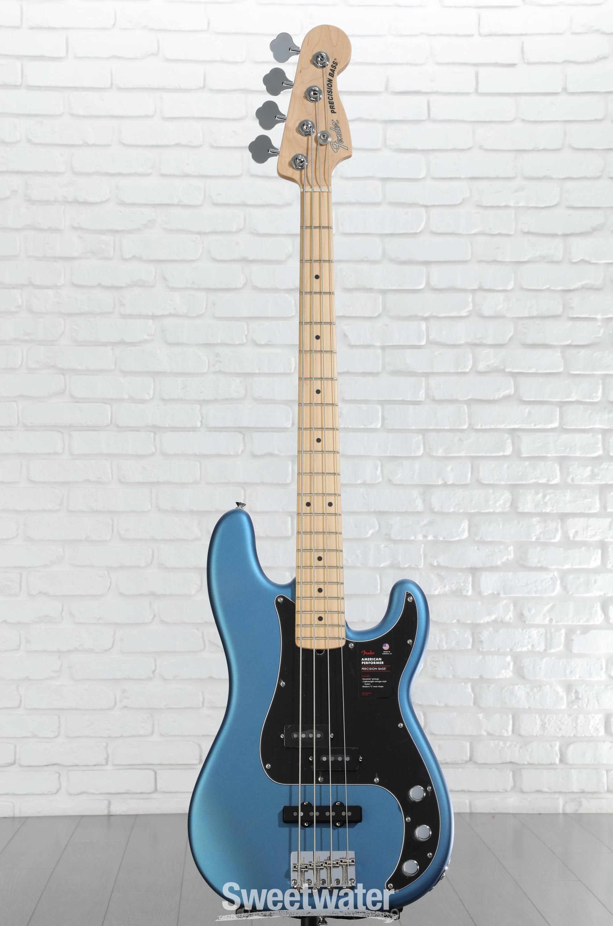 Fender American Performer Precision Bass - Satin Lake Placid