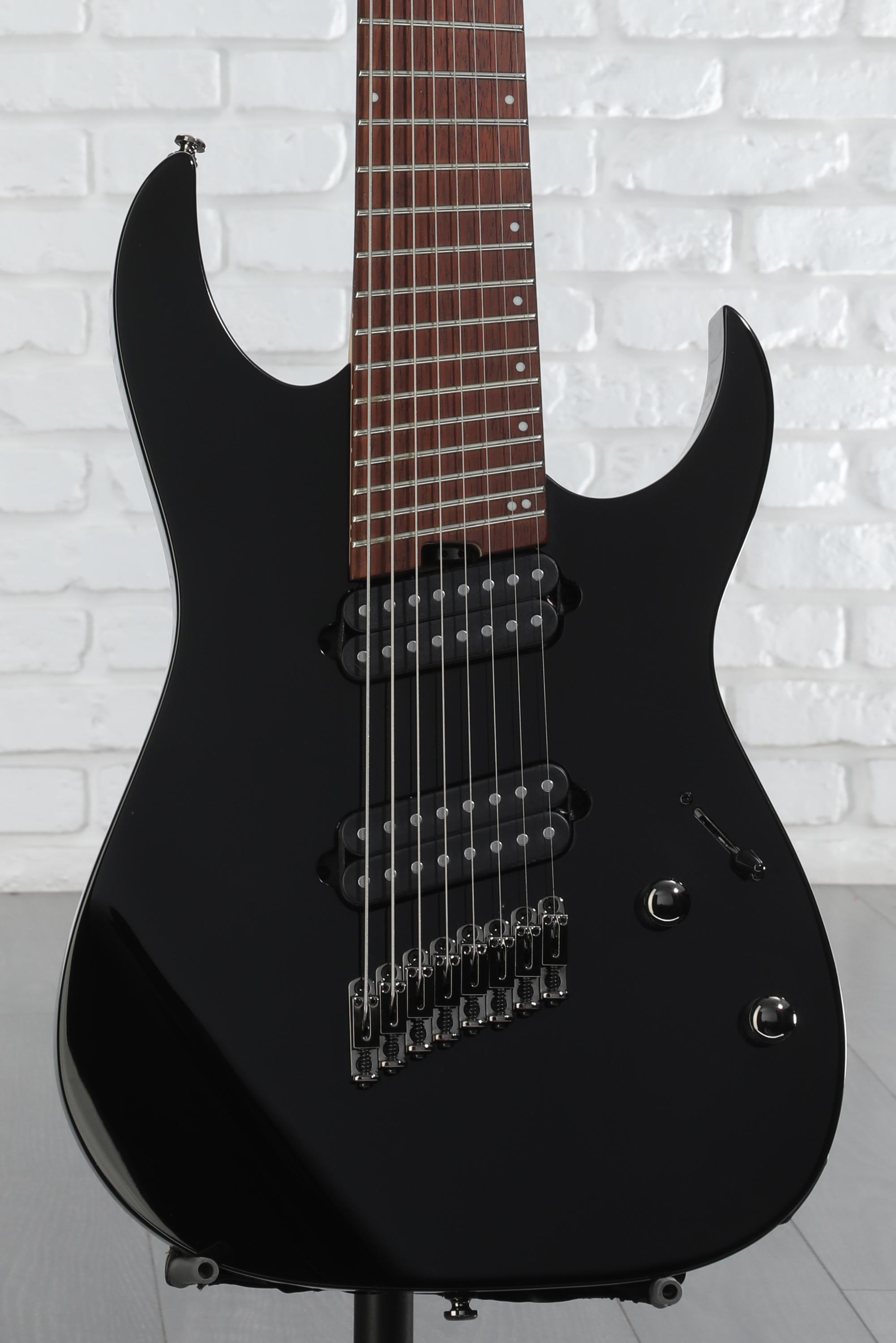 Ibanez RGMS8 BK - black Baritone guitar