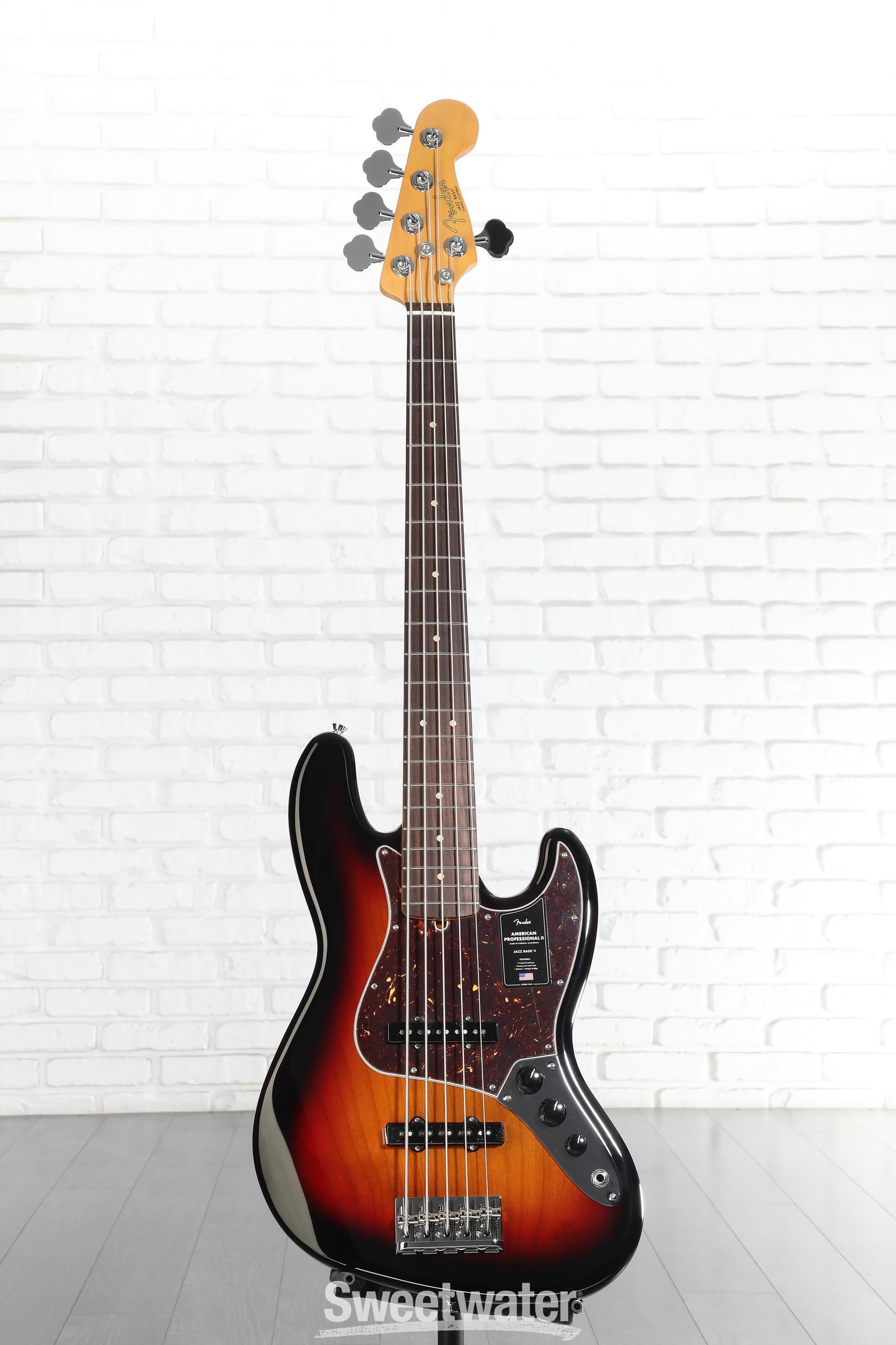 Fender American Professional II Jazz Bass V - 3 Color Sunburst