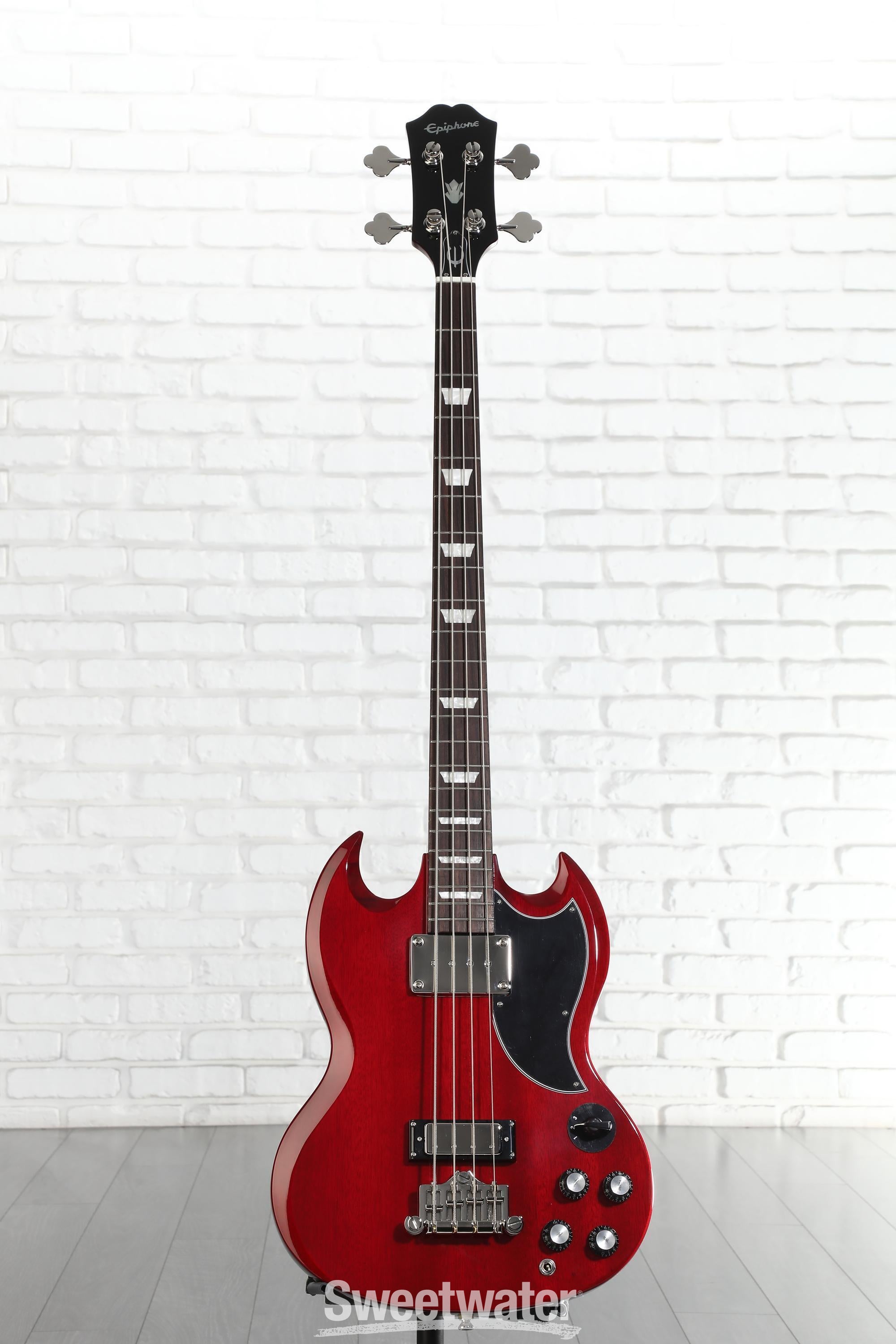 Epiphone EB-3 Bass Guitar - Cherry | Sweetwater