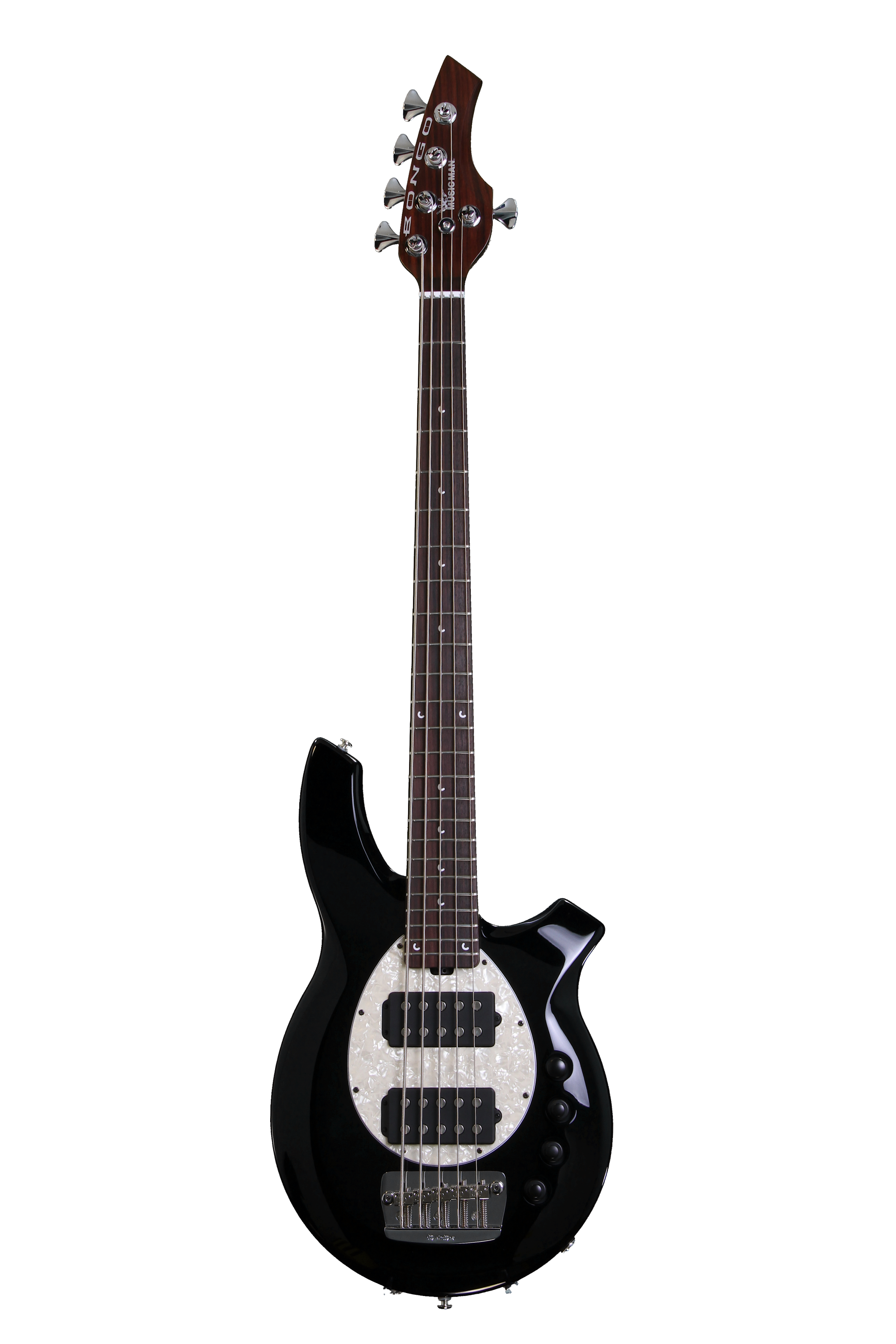 Ernie Ball Music Man Bongo 5 HH Piezo - Black, Rosewood | Sweetwater