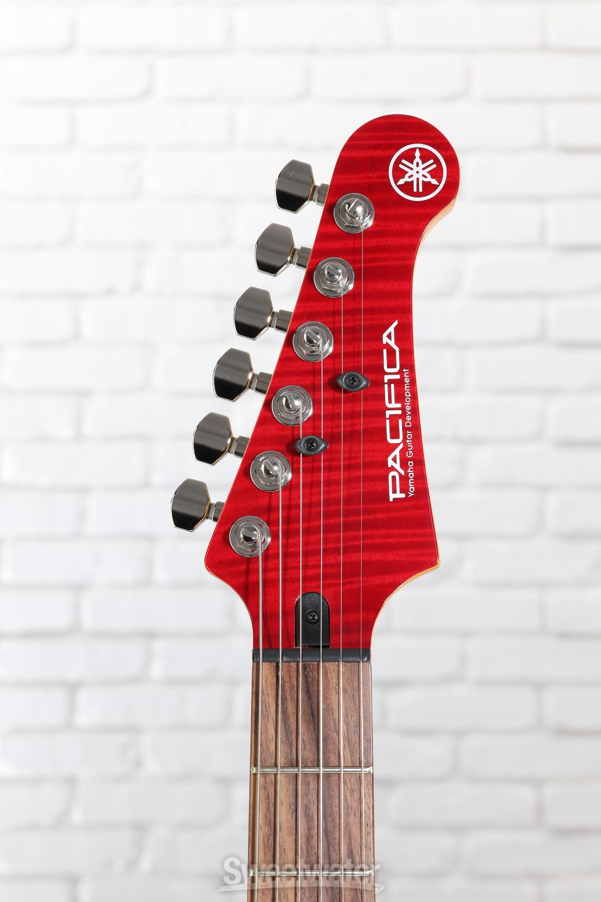 Yamaha PAC612VIIFMX Pacifica Electric Guitar - Fired Red | Sweetwater