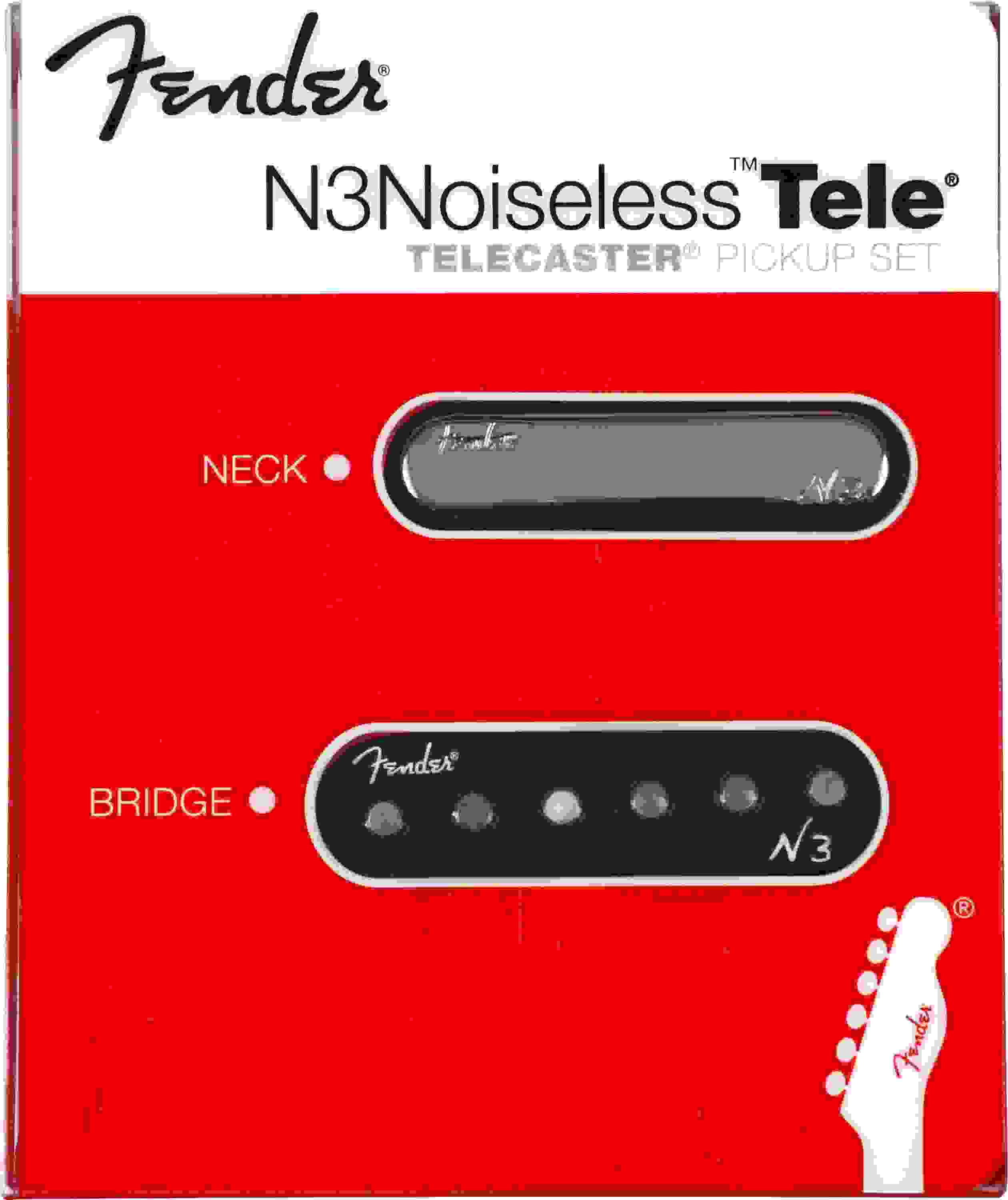 Fender N3 Noiseless Pickup - Tele - 2-piece Set
