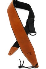 Photo of Fender Right Height Leather Guitar Strap - Cognac