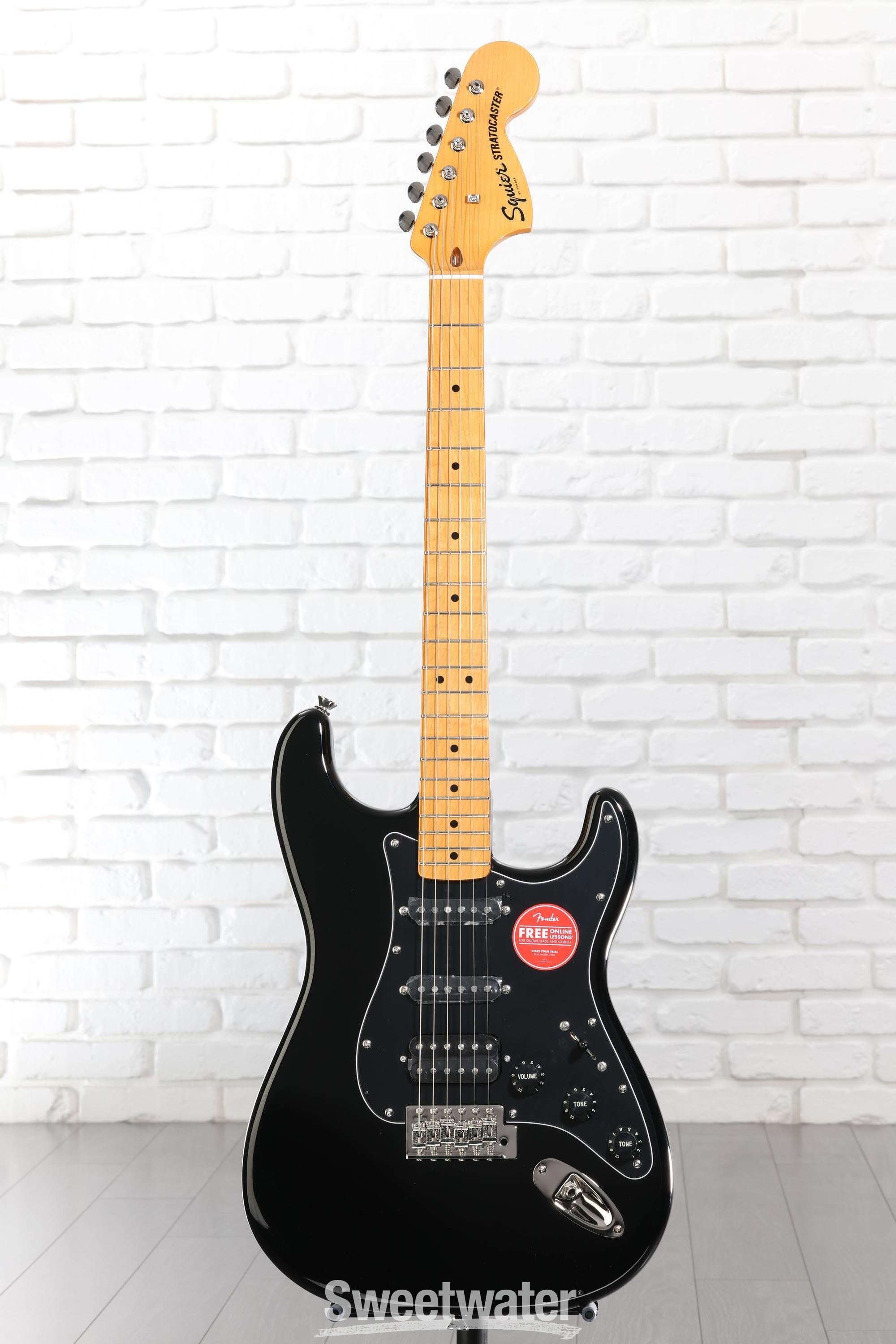 Squier Classic Vibe '70s Stratocaster HSS - Black with Maple