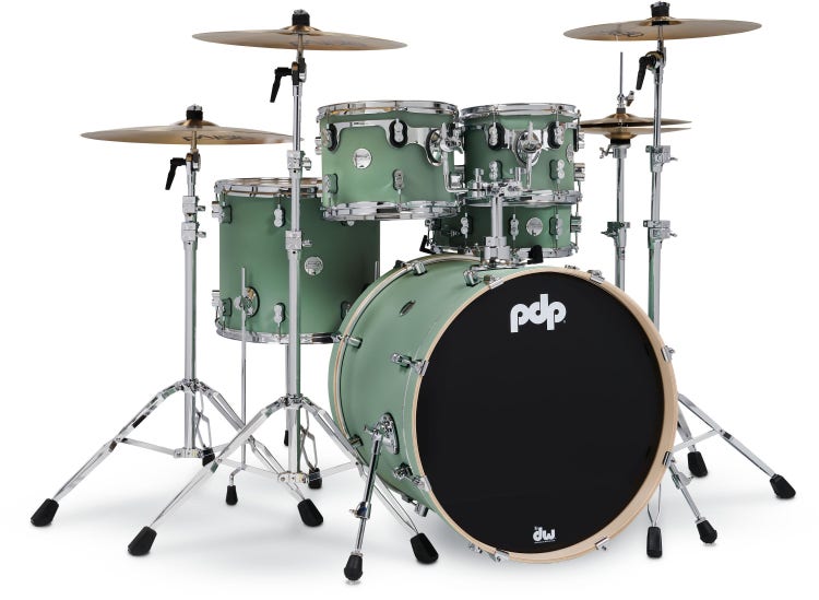 Used PDP Concept Maple 5-piece Shell Pack - Satin Seafoam