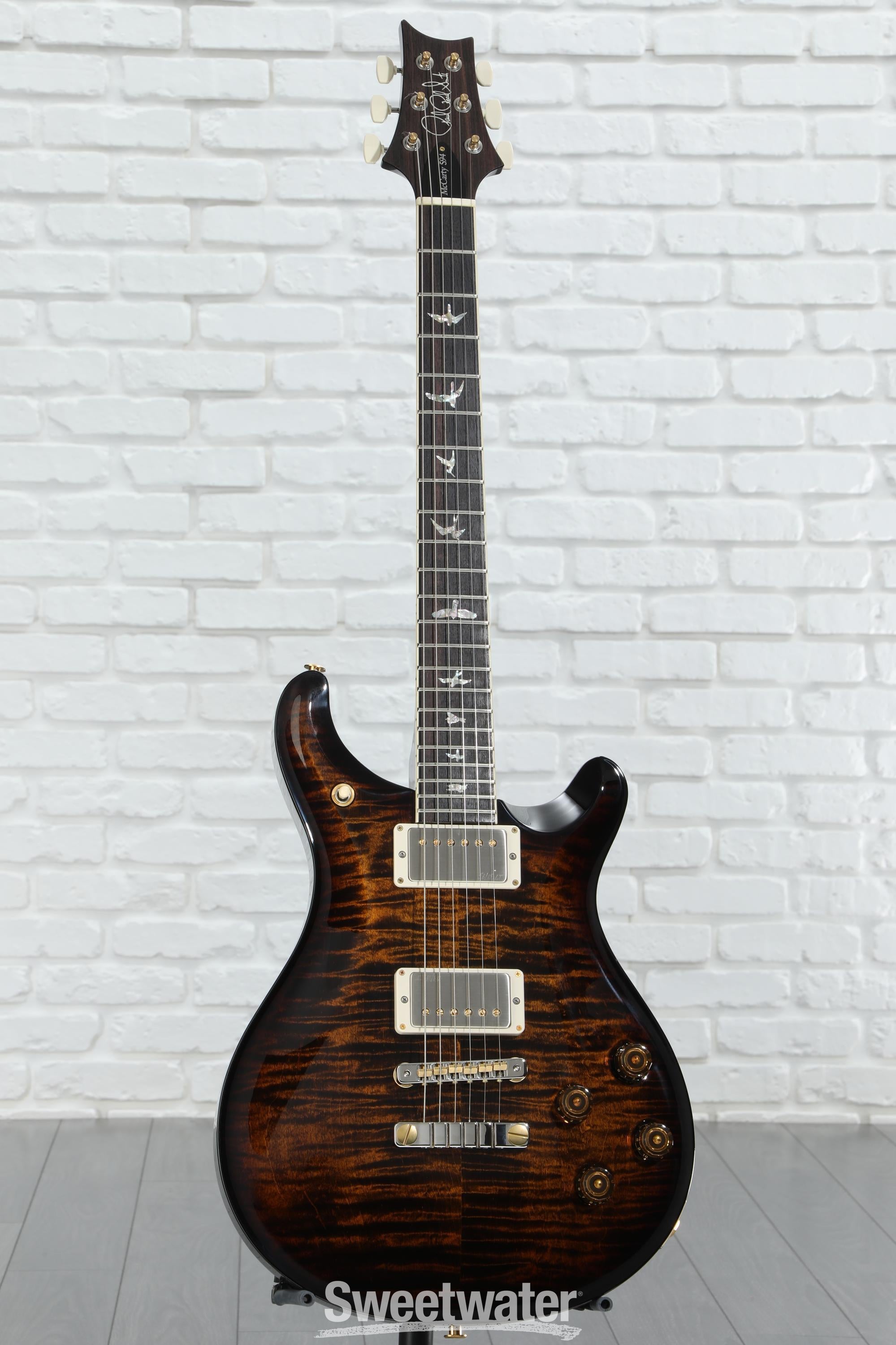 PRS Mccarty 594 se black gold burst 極美品 PRS McCarty 594 10-Top Electric Guitar - Black Gold Wraparound