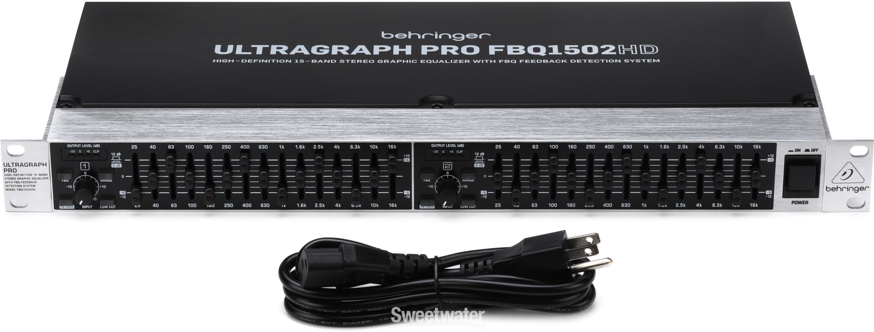 Behringer Ultragraph Pro FBQ1502HD 15-band Stereo Graphic