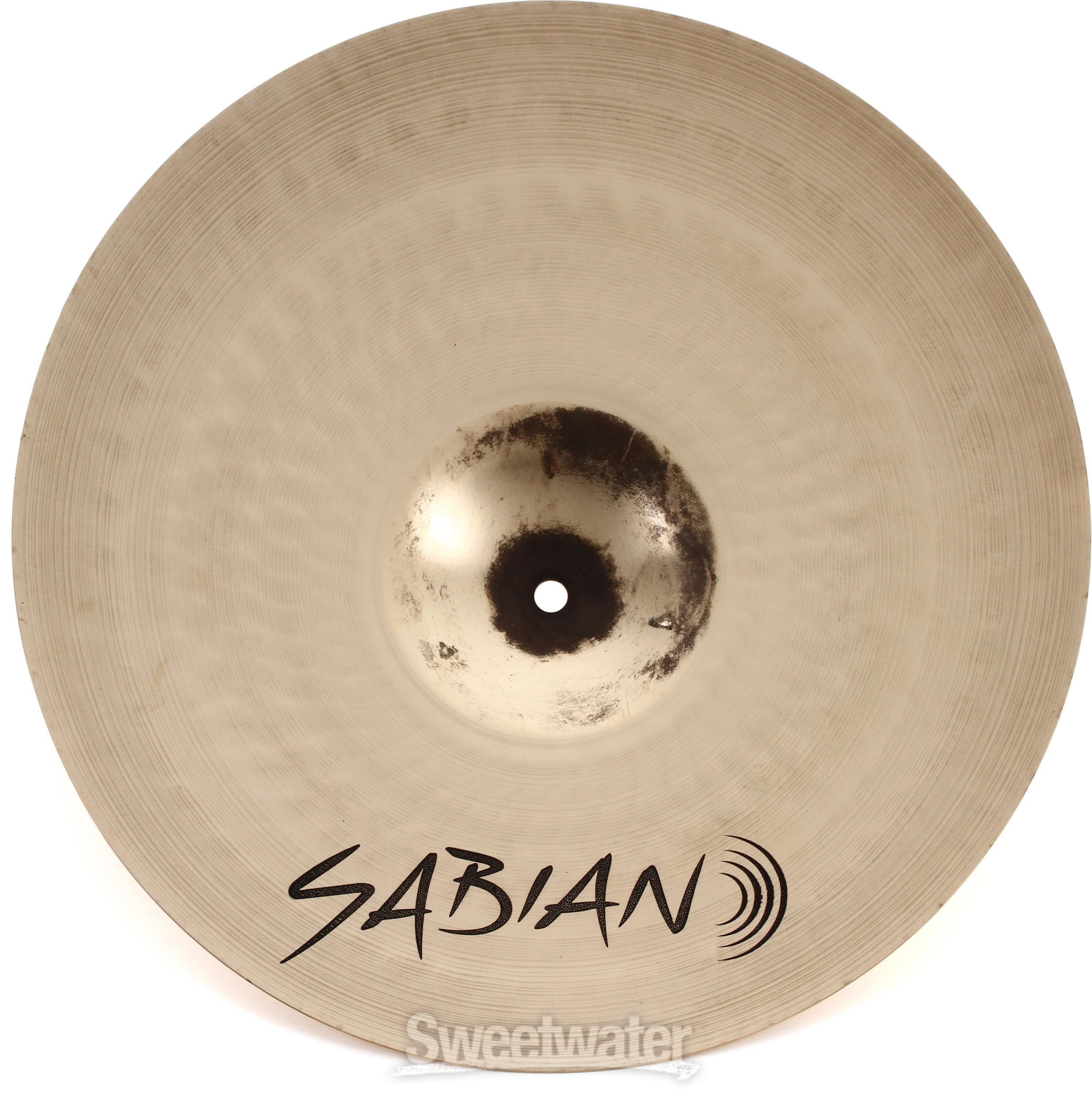 Sabian 16 inch AAX Medium Crash Cymbal - Brilliant Finish