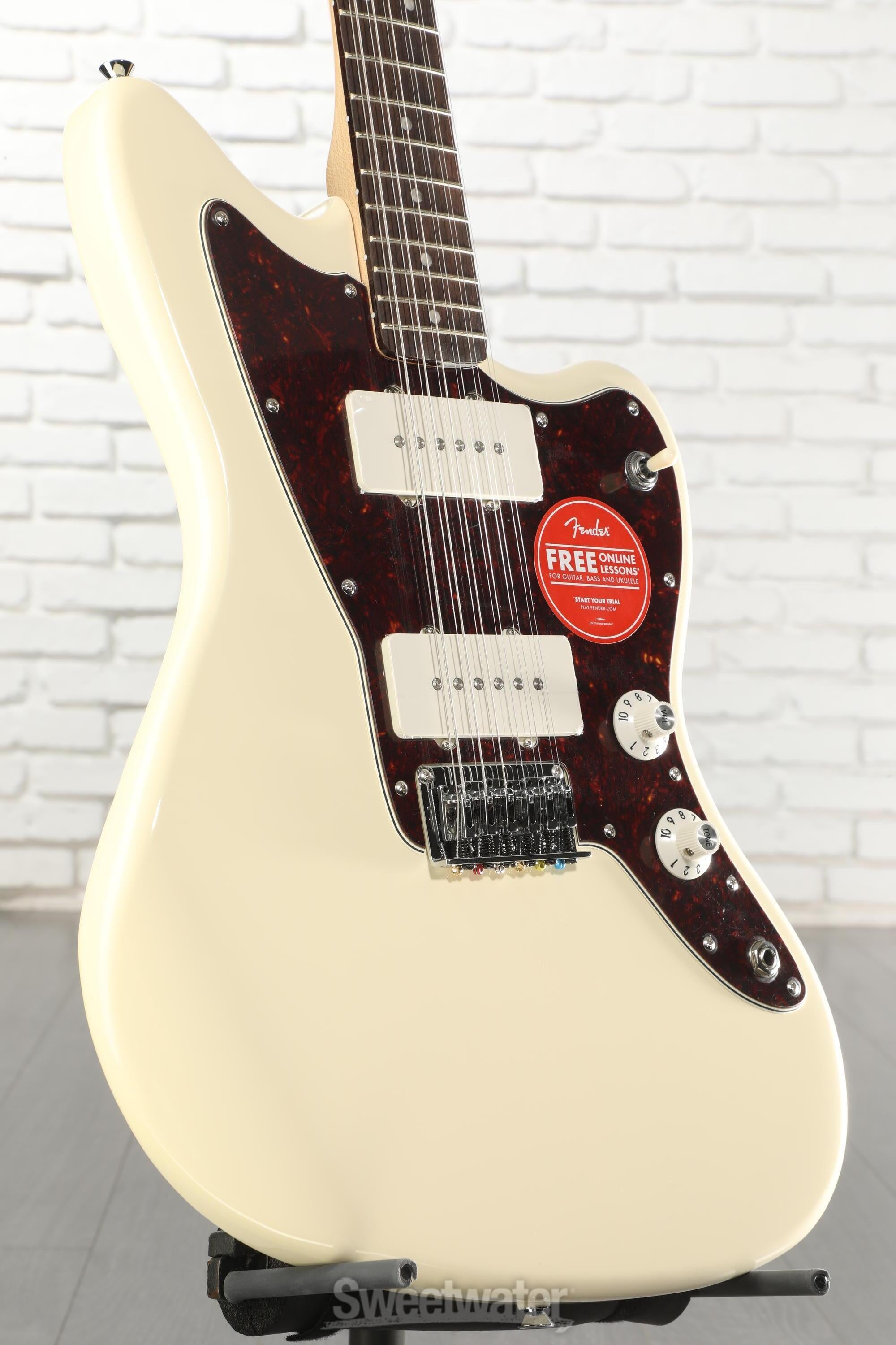 Photo of Squier Paranormal Jazzmaster XII 12-string Electric Guitar - Olympic White