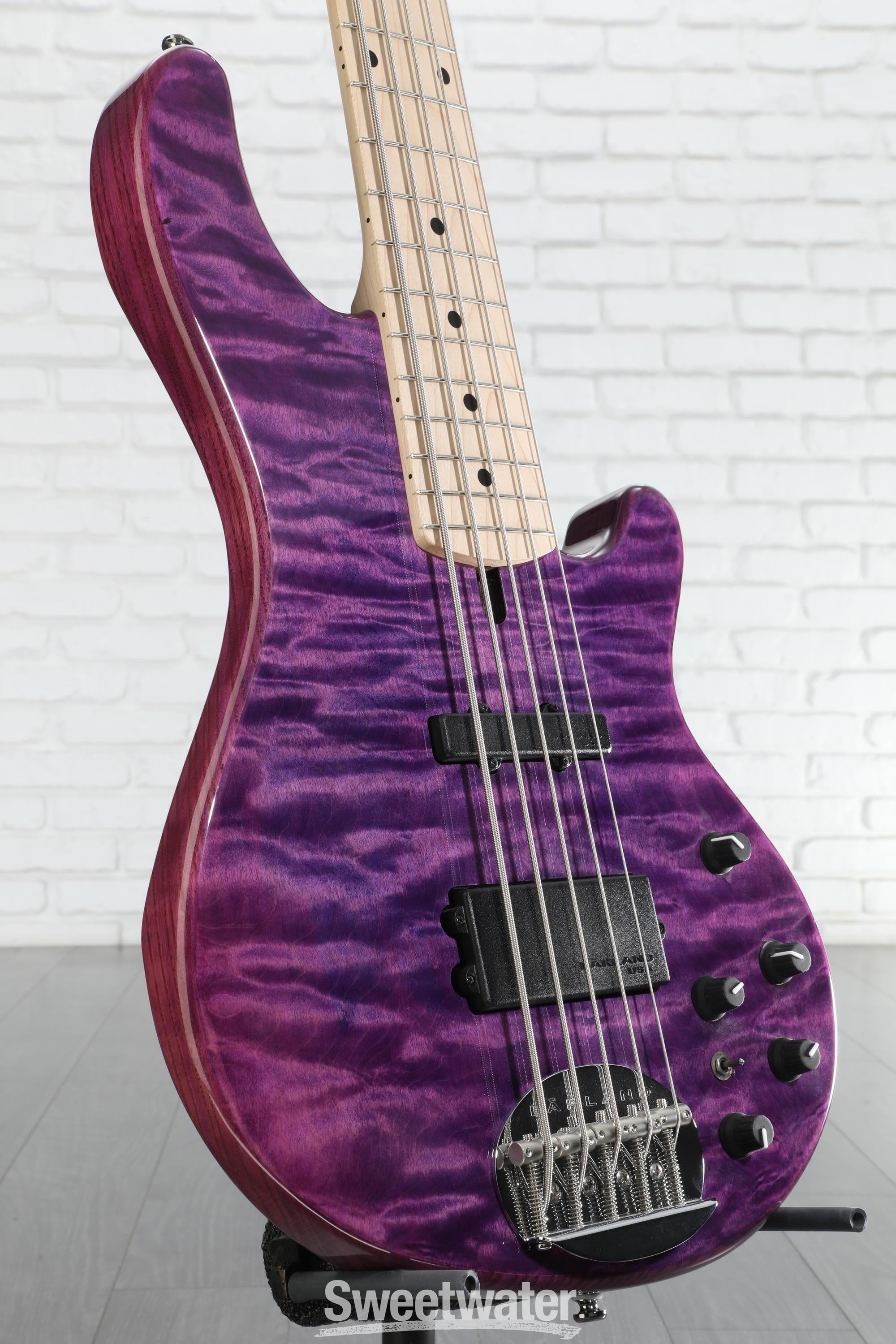 Lakland Skyline 55-02 Deluxe Bass Guitar - Translucent