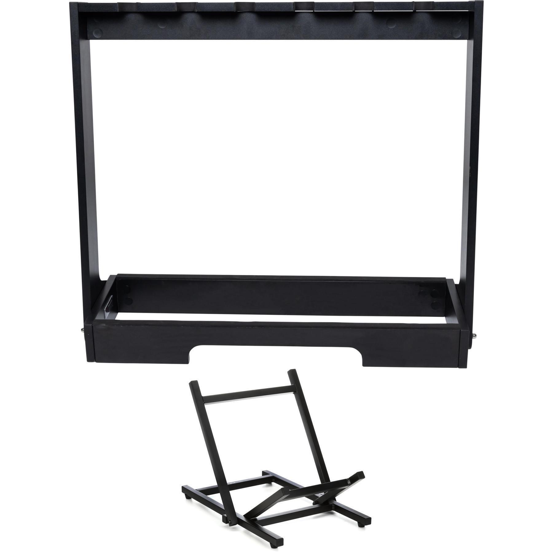 Gator Frameworks Wooden Electric/Acoustic Black Guitar Rack for 6